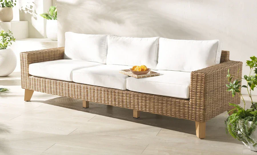 Margarita Wicker Patio Sofa - Image 10