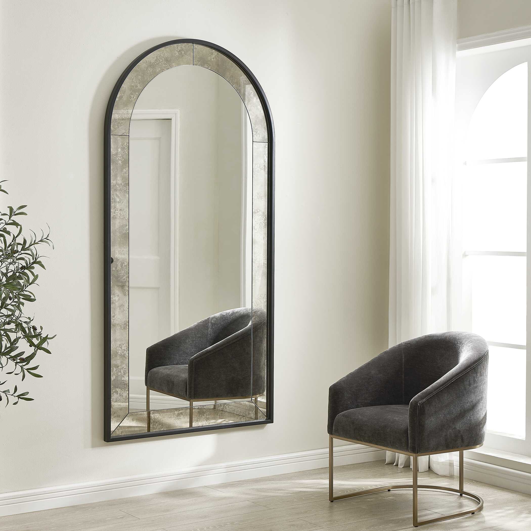 Marlowe Antique Arch Mirror - Image 3