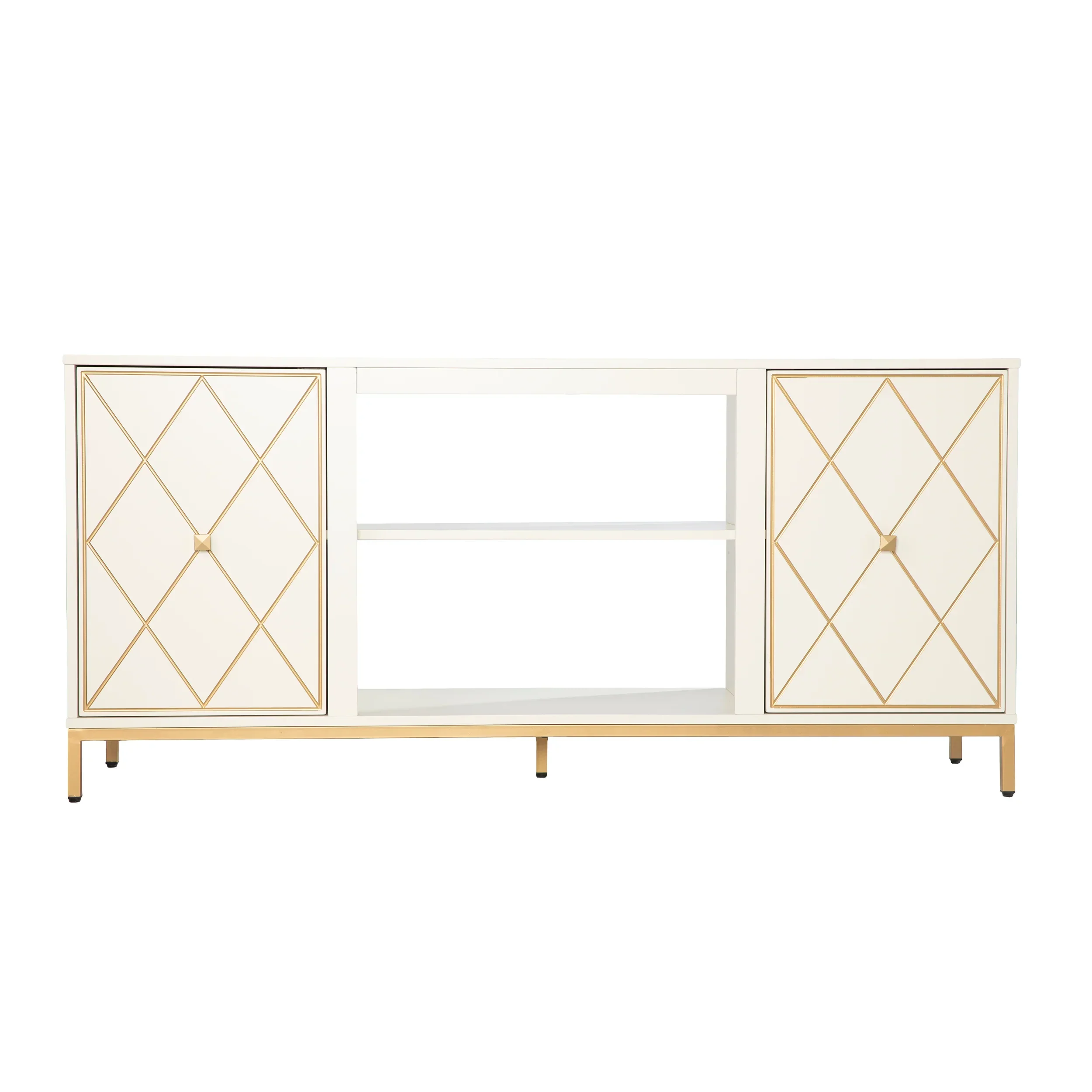 Marradi Media Console w/ Storage - Cream - Image 3