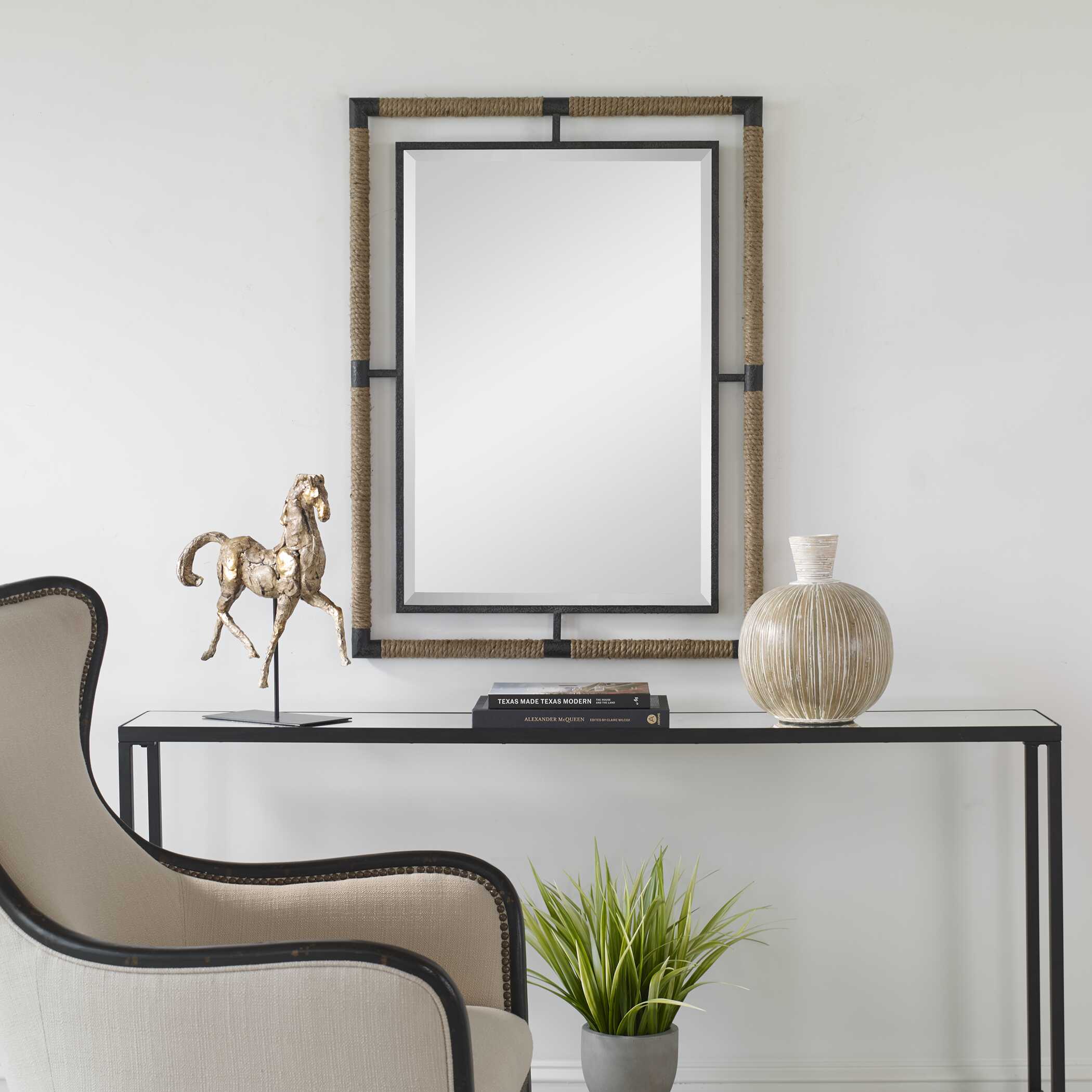 Melville Iron & Rope Mirror - Image 2