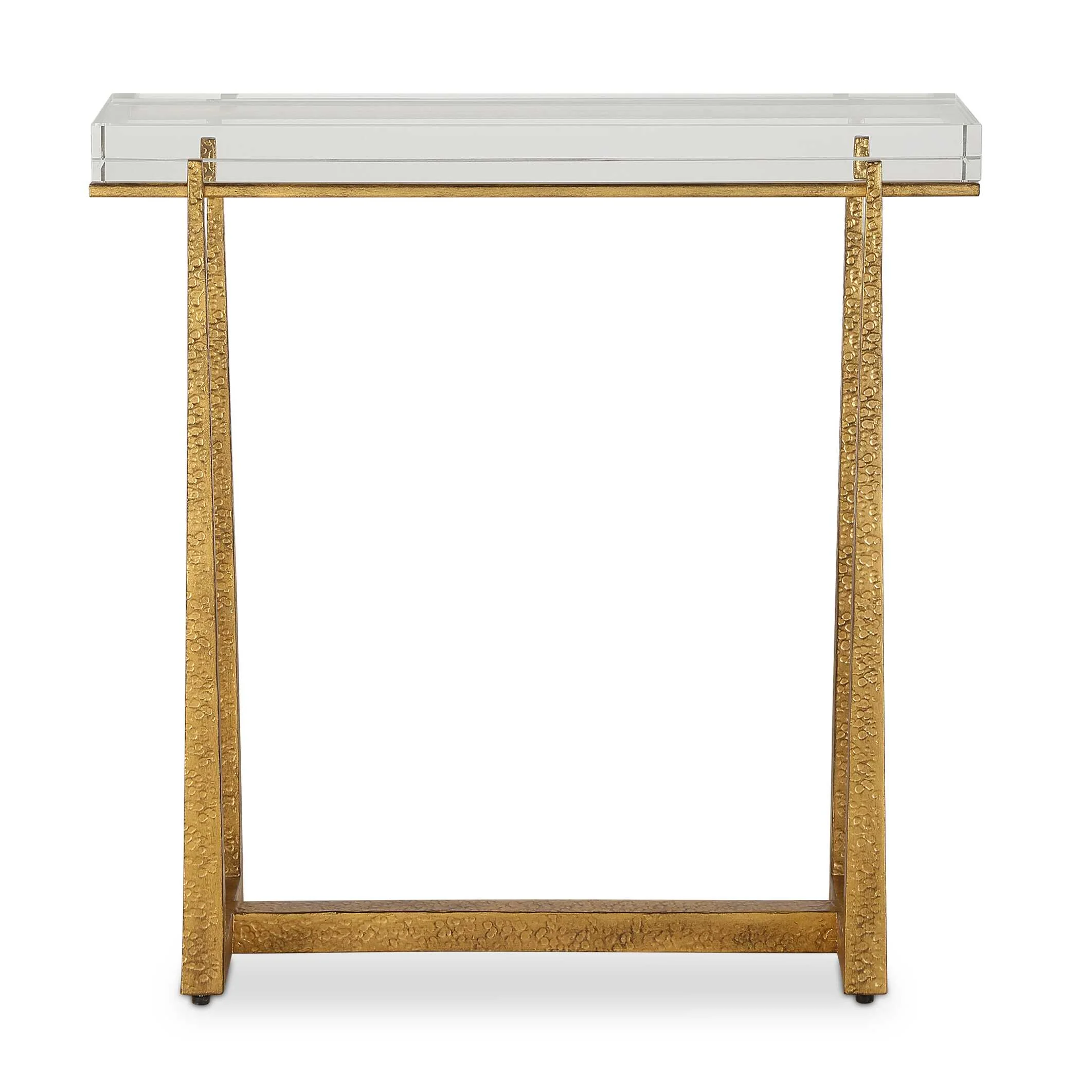 Midas Thick Crystal Accent Table