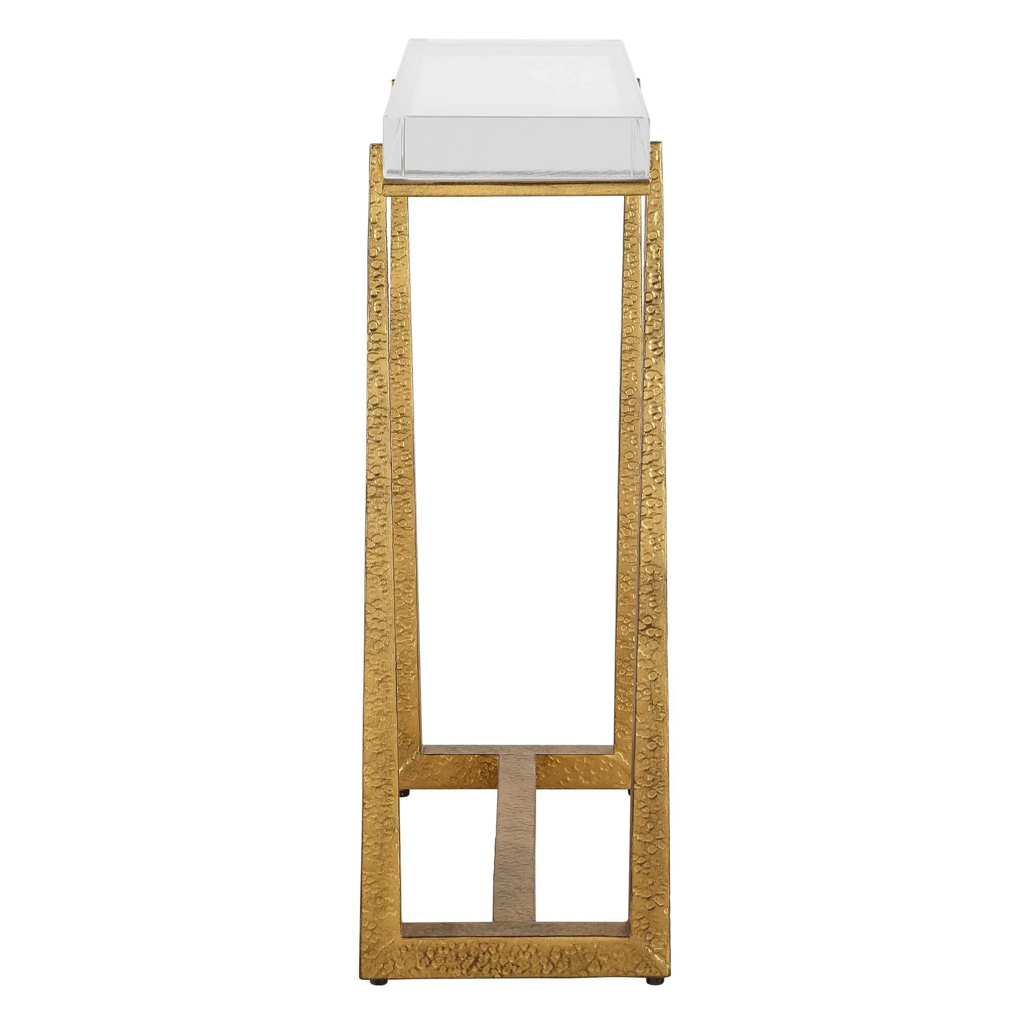 Midas Thick Crystal Accent Table - Image 5