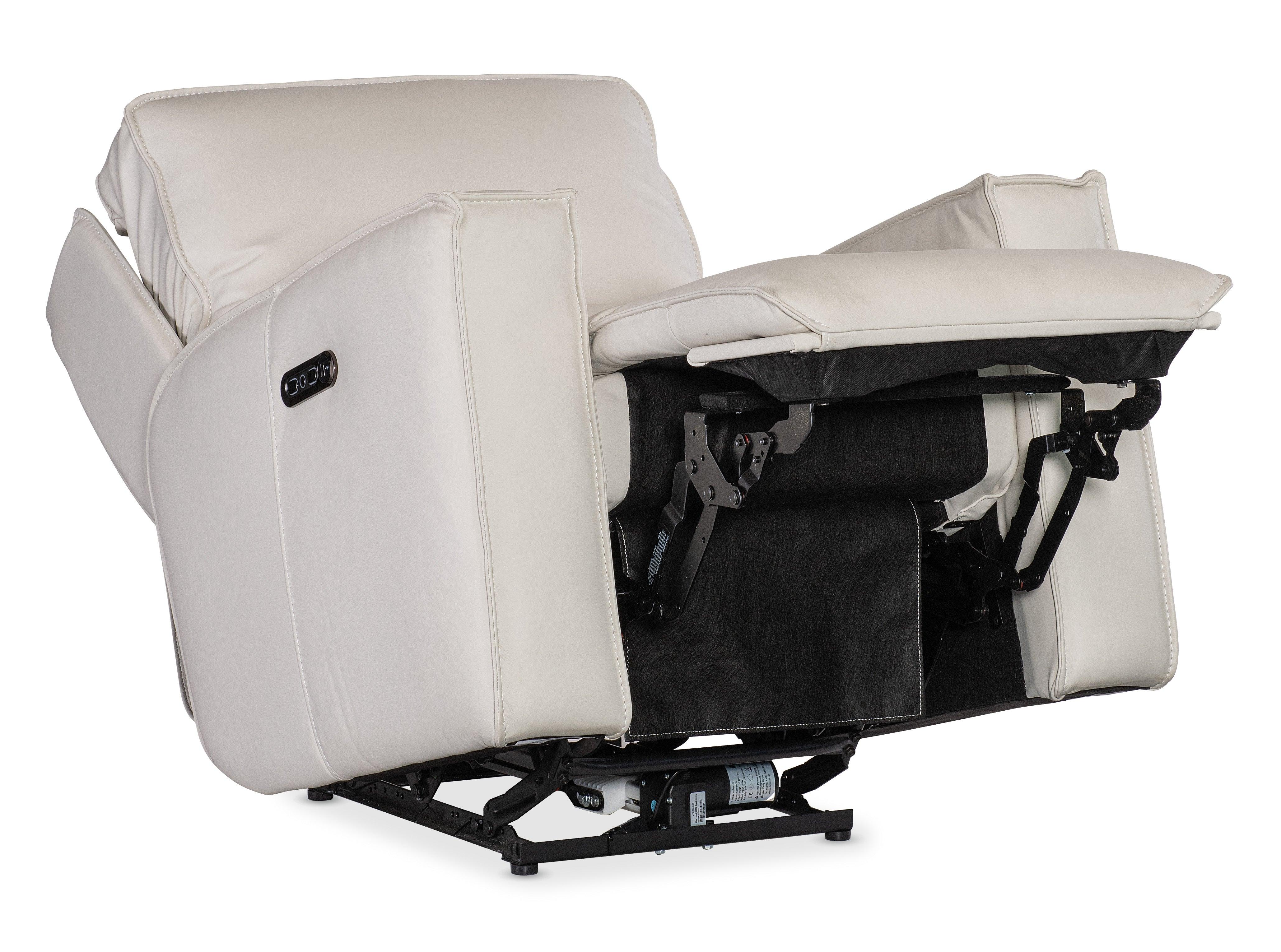 Miles Zero Gravity Power Recliner w/ Power Headrest - Grey - Image 3