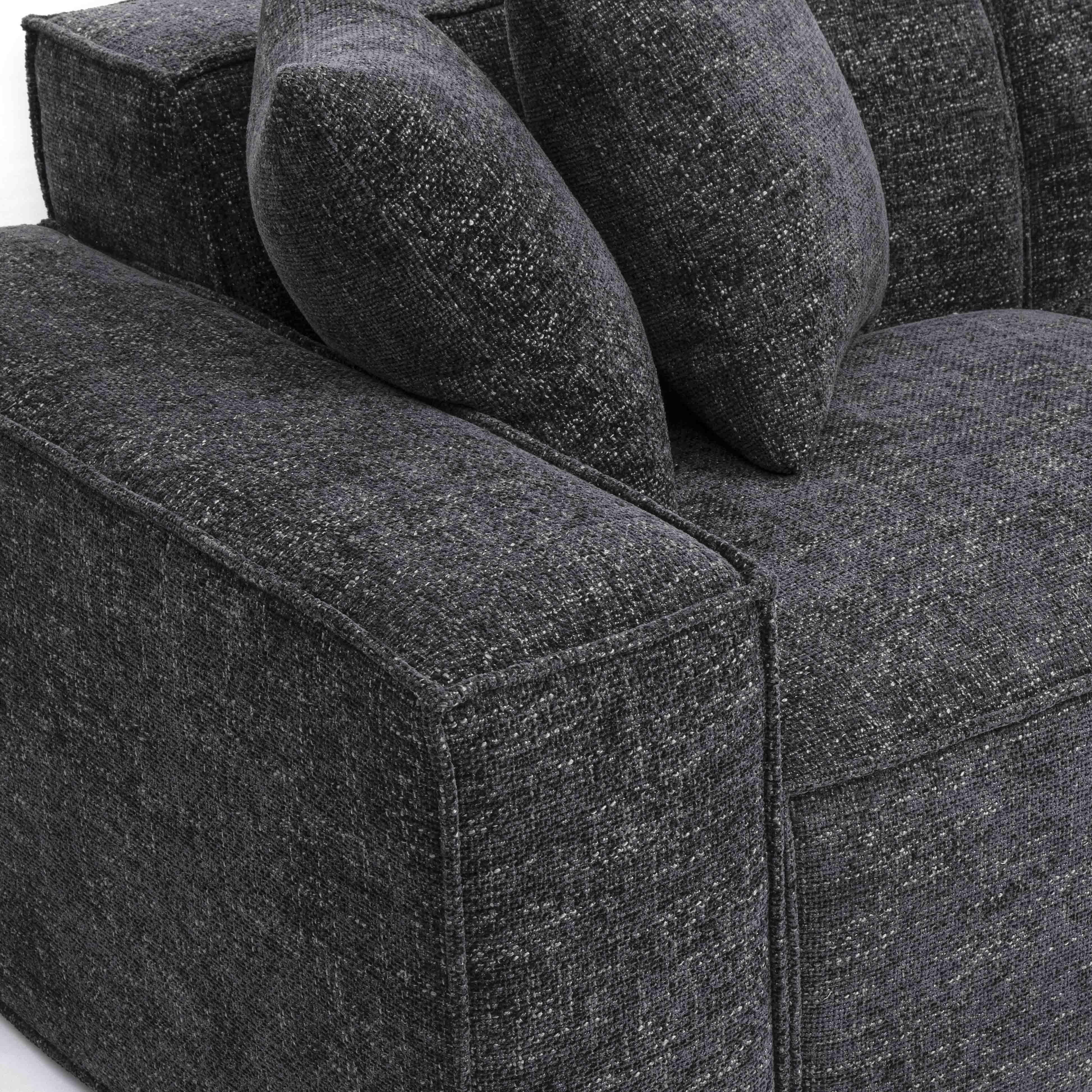 Mindy 4-Piece Performance Chenille Basketweave Modular Sectional - Image 17