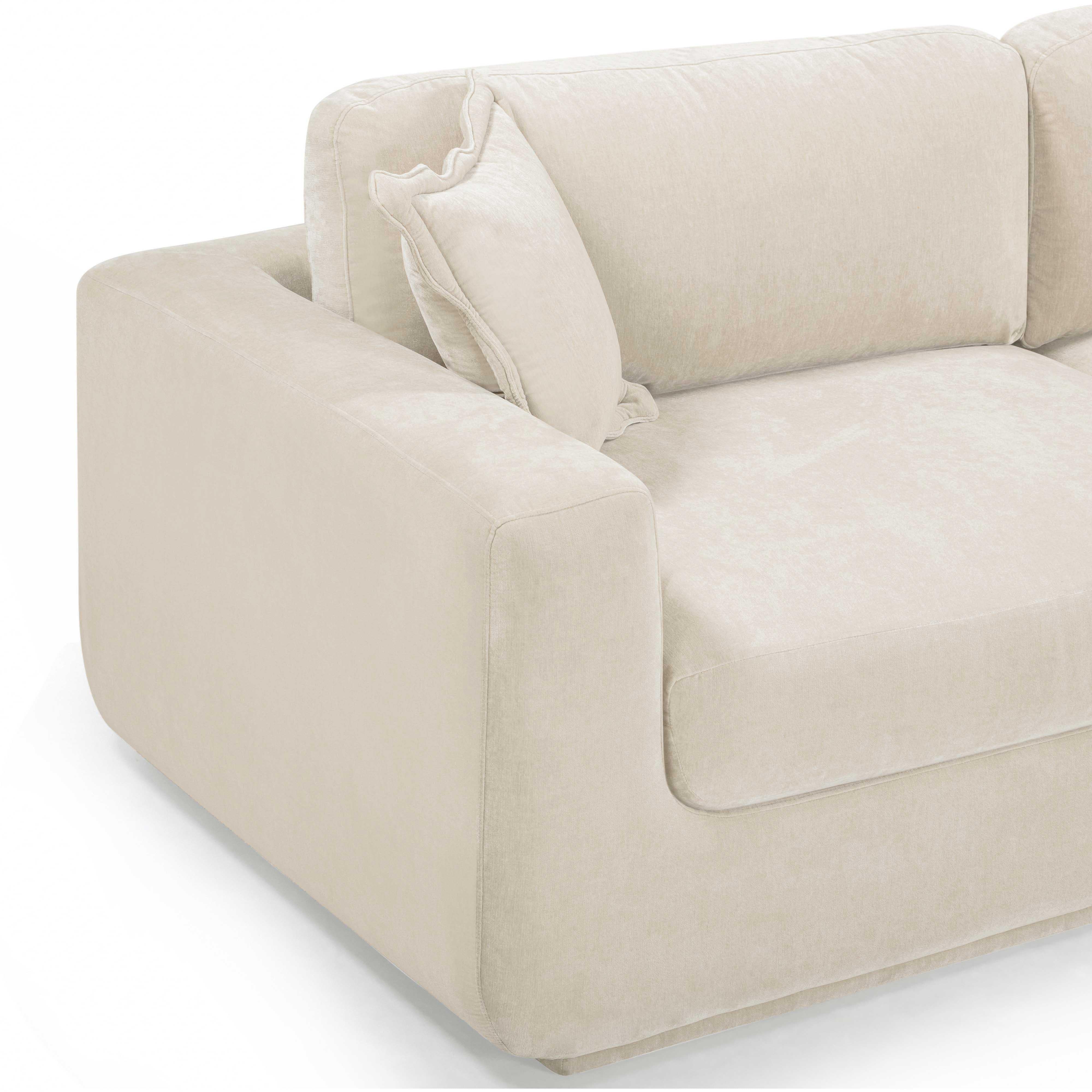 Miri 90.5" Upcycled Contract-Grade Washed Velvet Sofa - Image 12