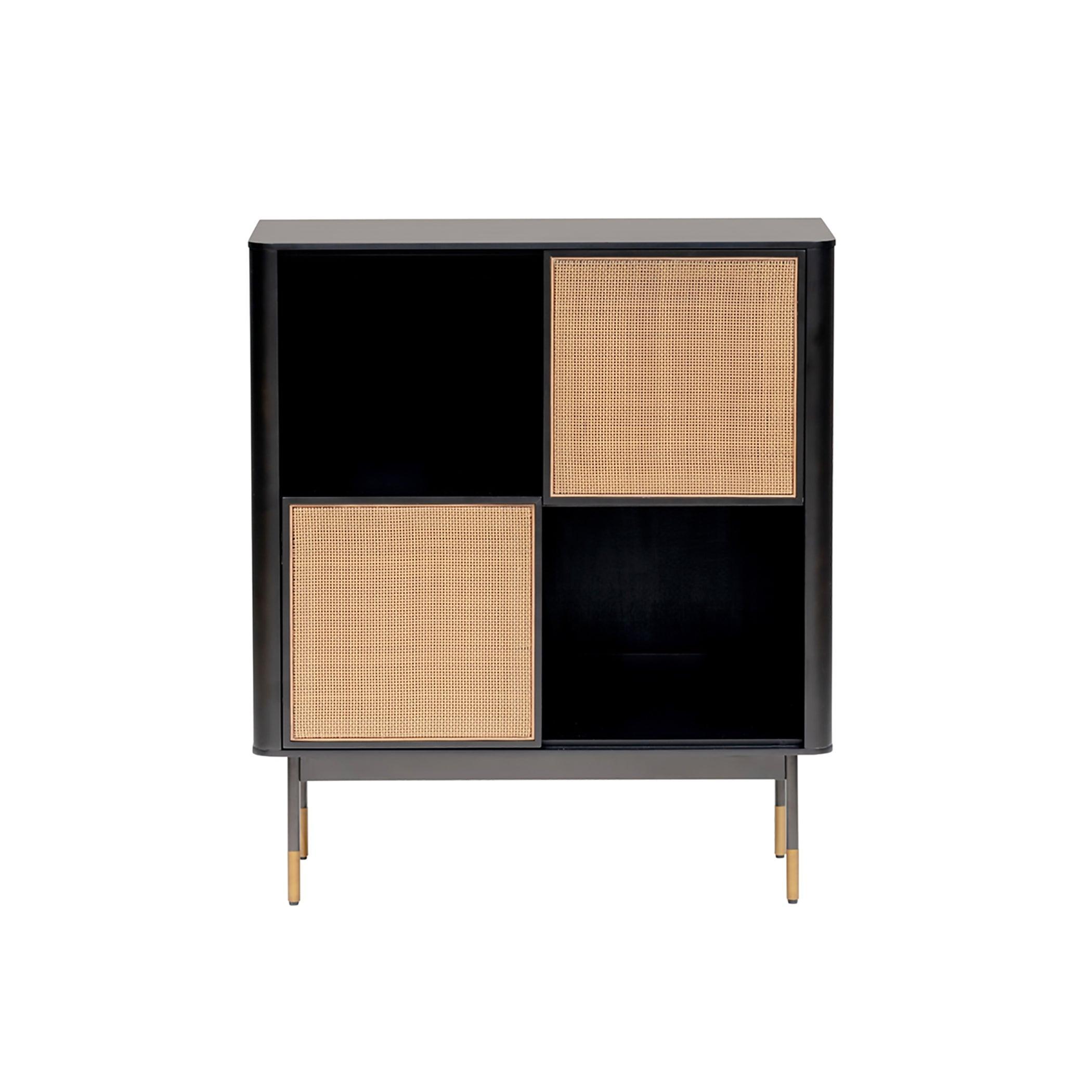 Miriam 33" Cabinet with Natural Wicker - Image 2