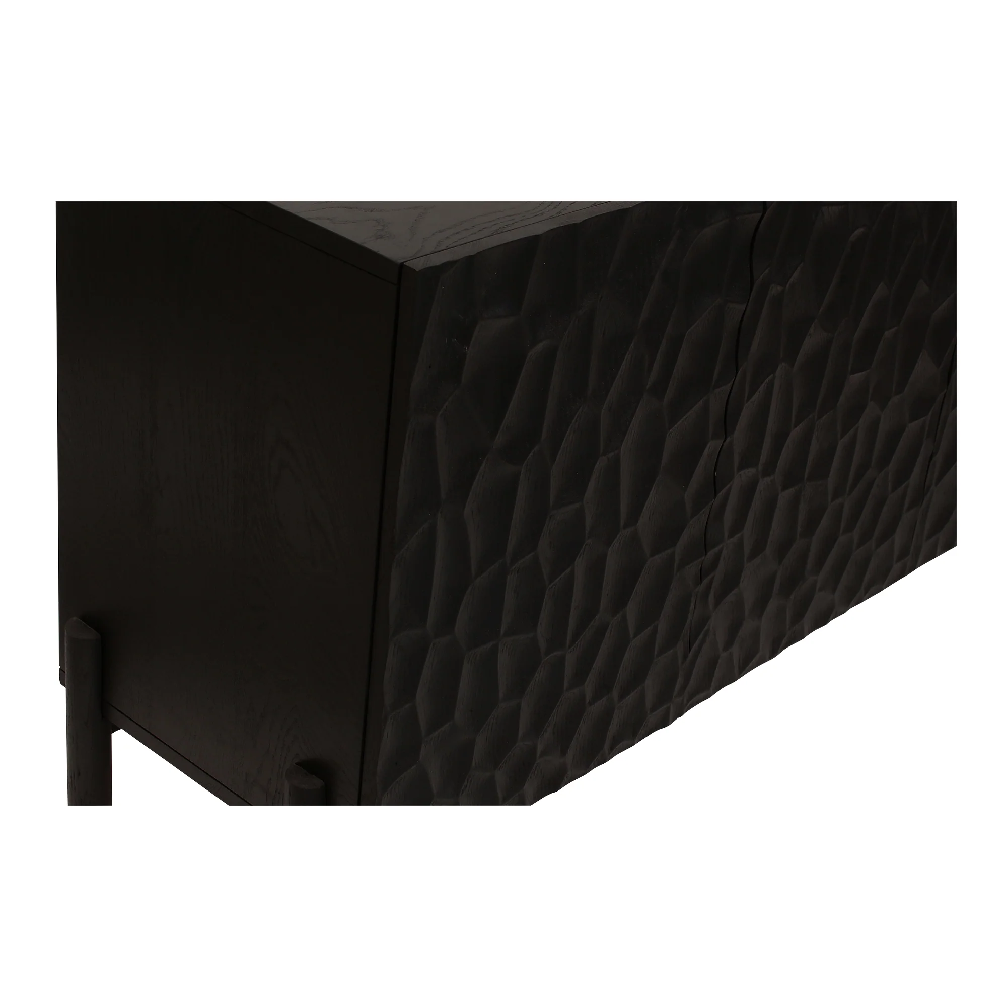 Misaki Oak Sideboard Black - Image 8