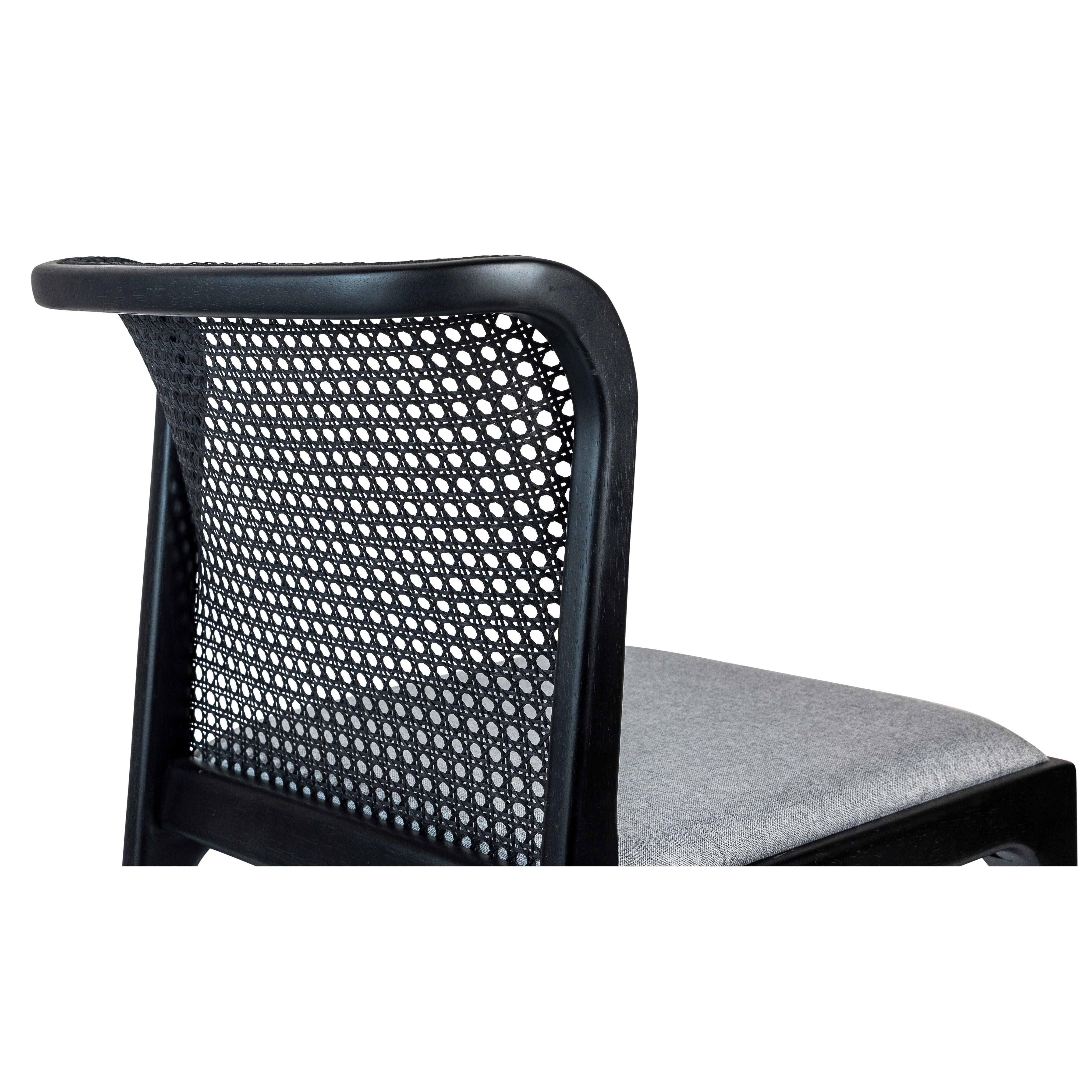 Modern Brazilian - Eloa - Cane Side Chair - Set of 2 - Image 5