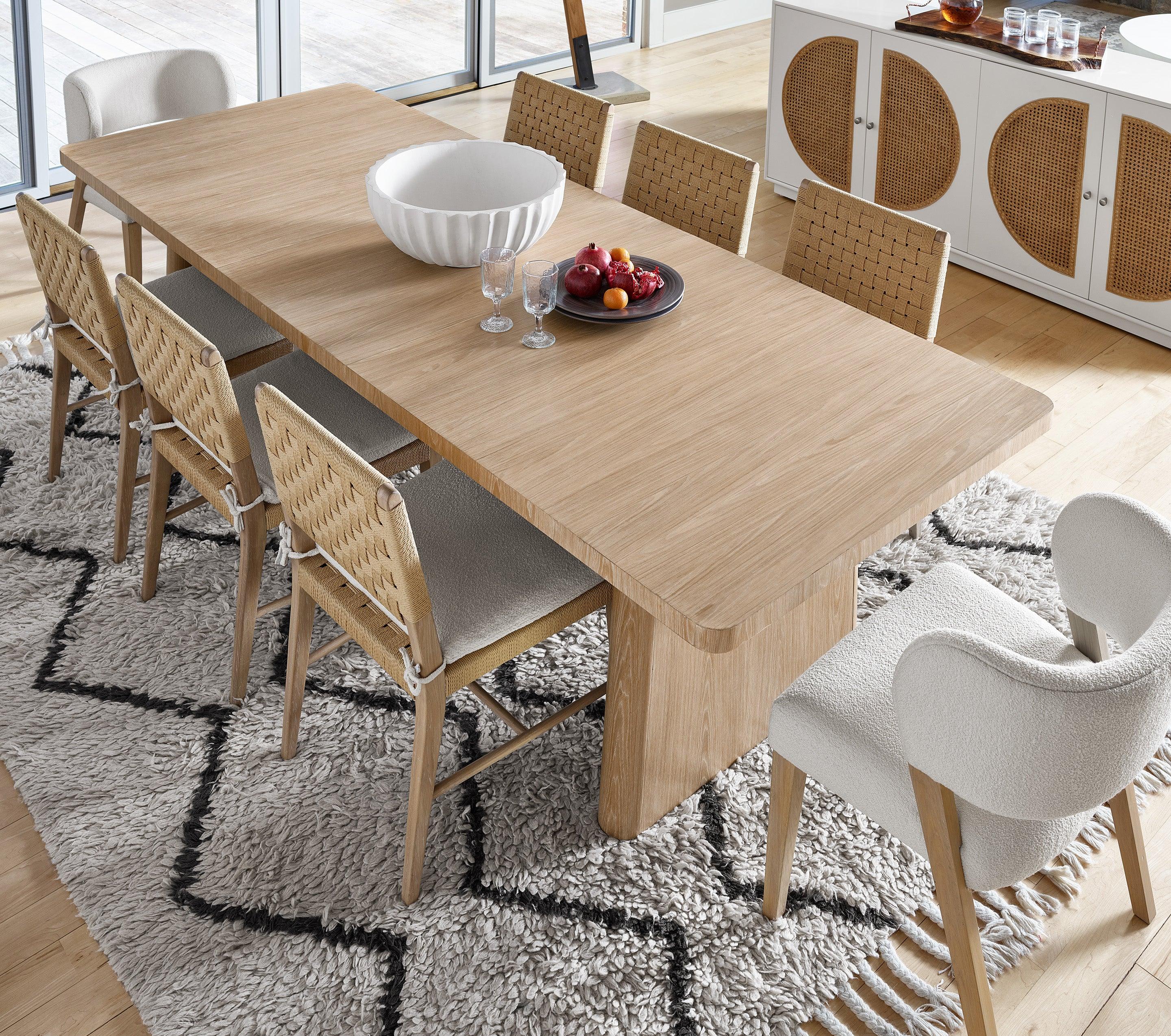 Modern Nomad Rectangular Dining Table - Image 2