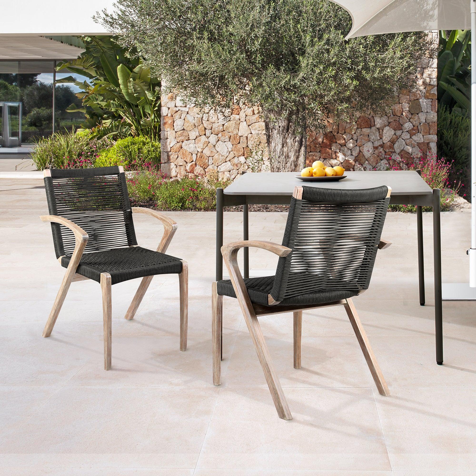 Nabila Outdoor Arm Chair - Set of 2 - Image 2