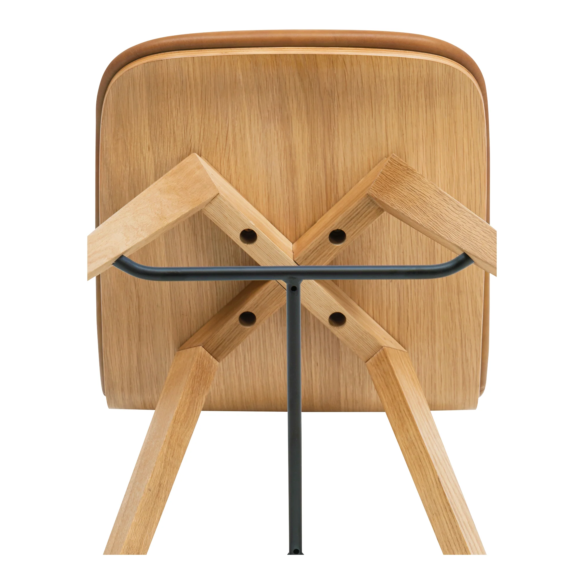 Napoli Leather Counter Stool Tan - Set of 2 - Image 8