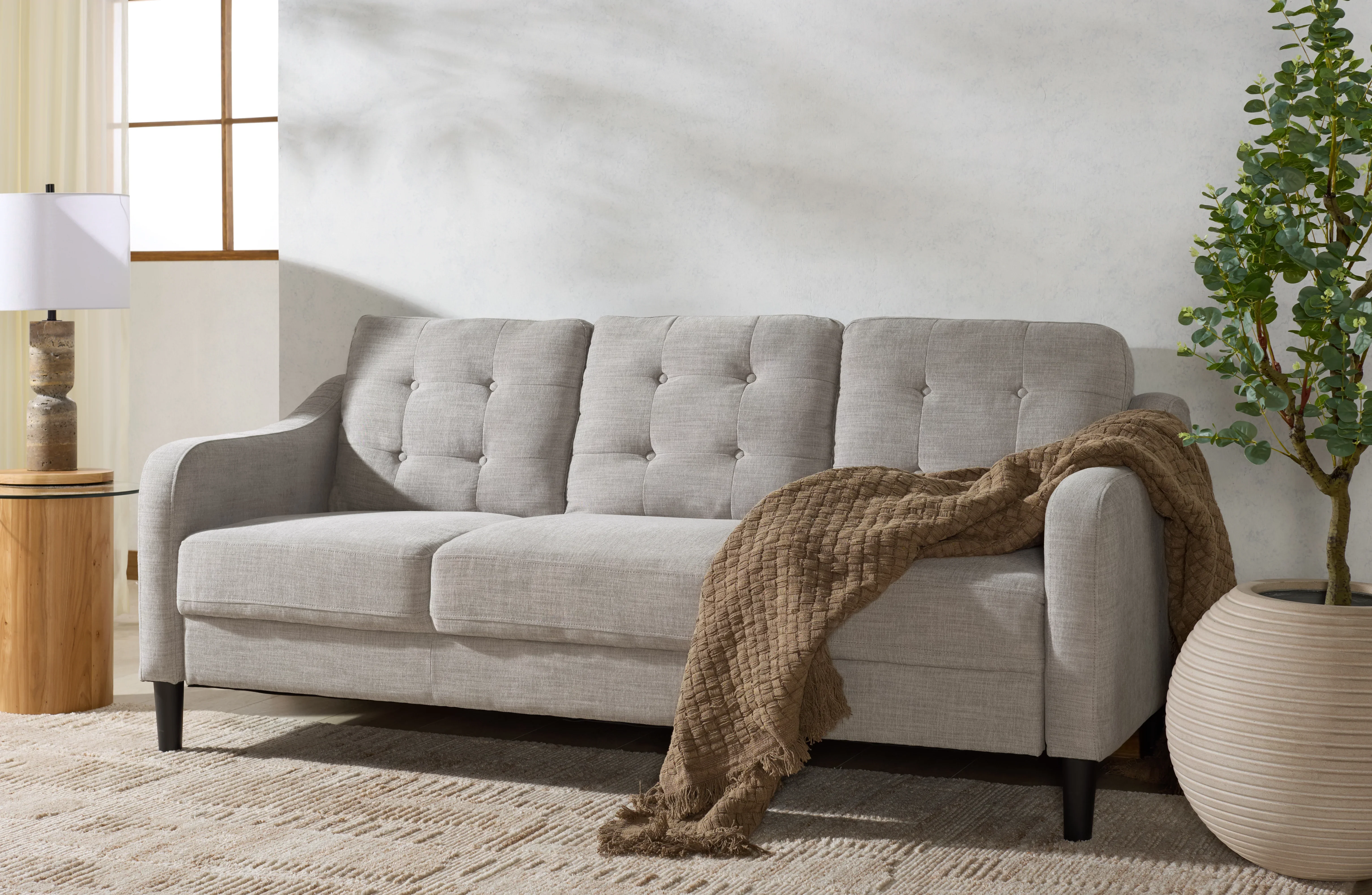 Nathaniel Tufted Back 3 Seater Sofa - Image 20