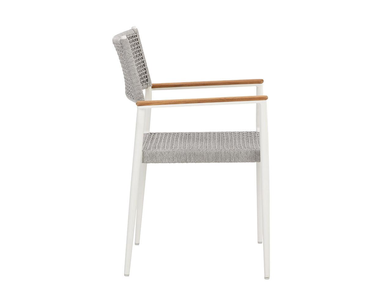 Nava Stackable Dining Armchair - Set of 2 - Image 6