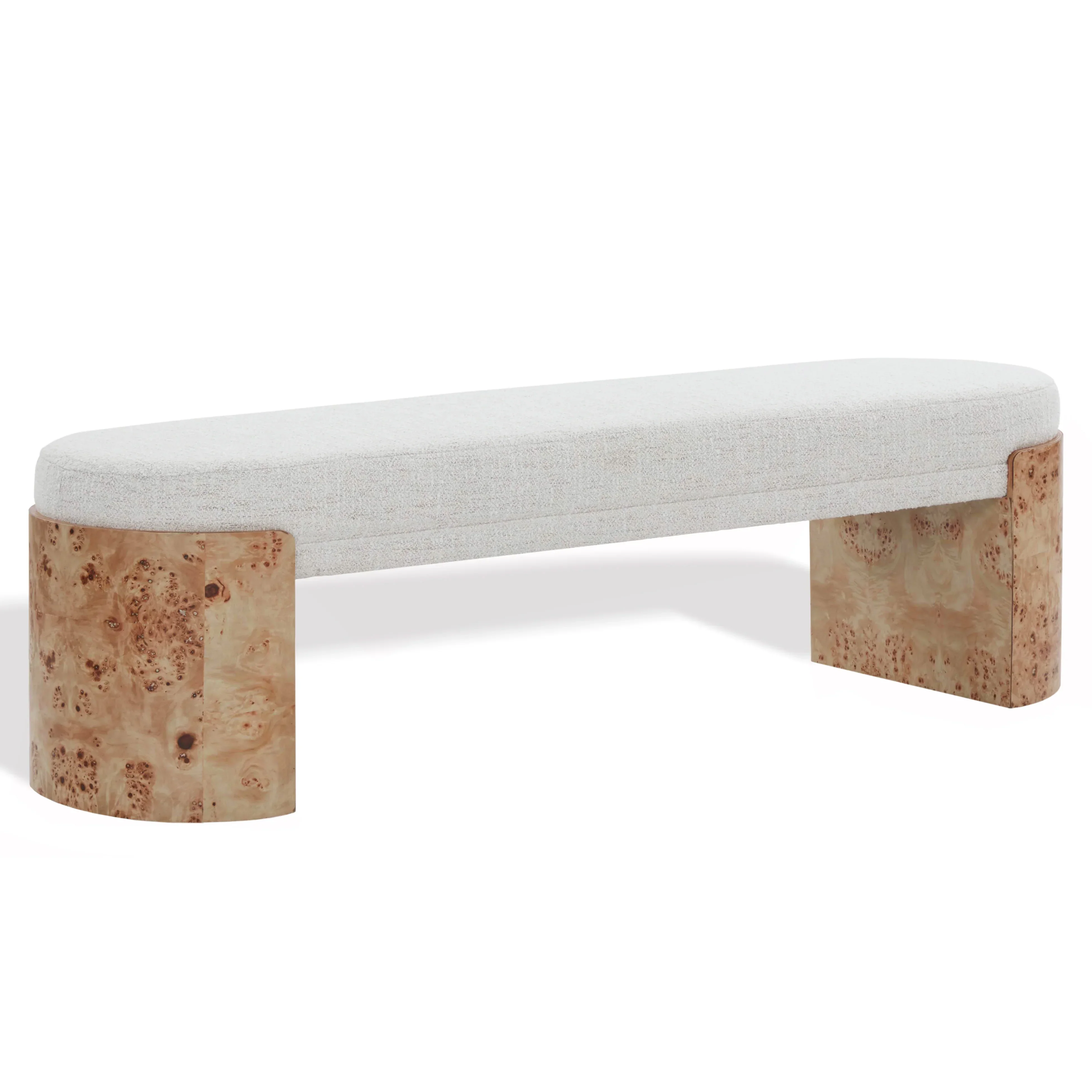 Nessabella Burl Leg Bench - Image 4