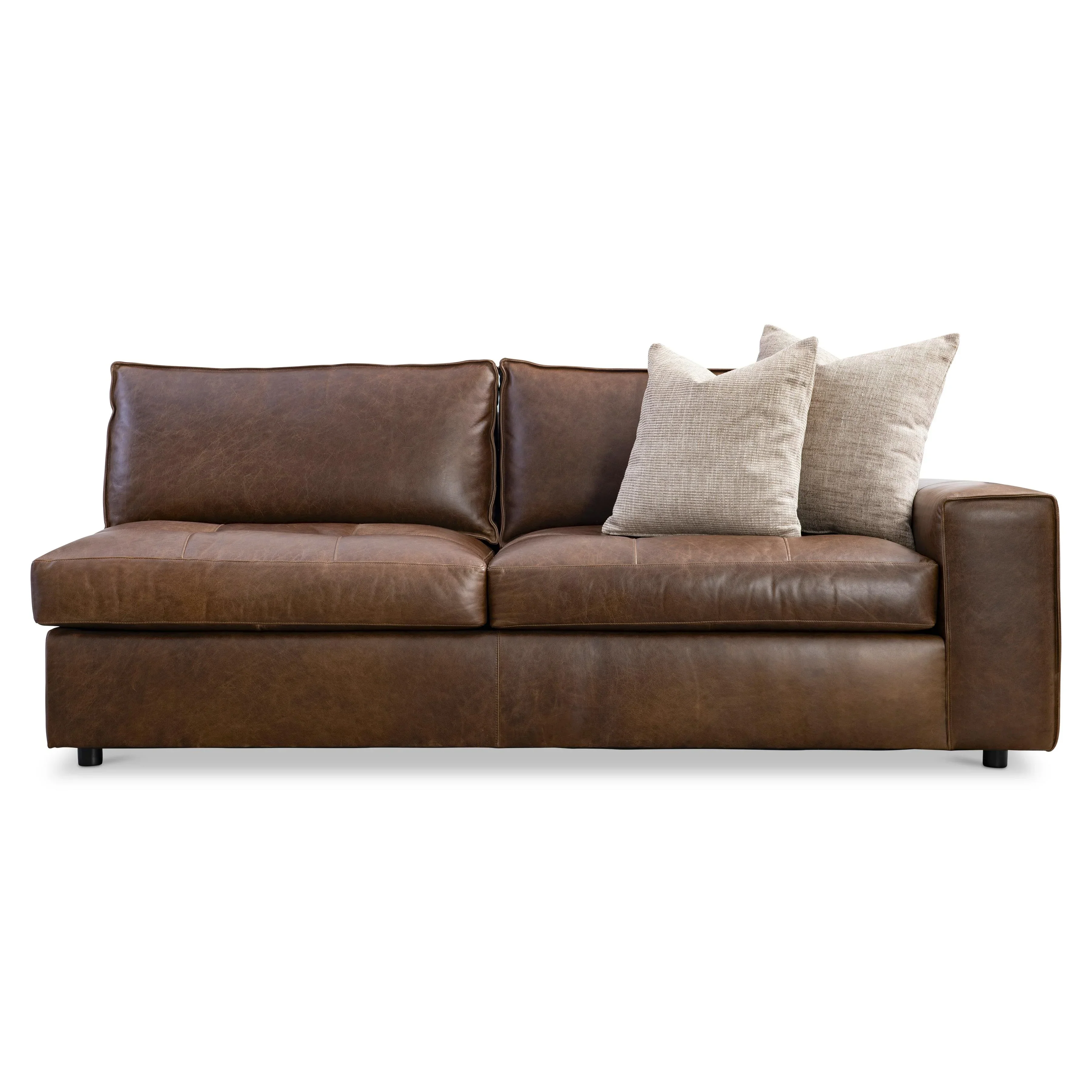 Nest Leather Right Arm Loveseat - Image 2