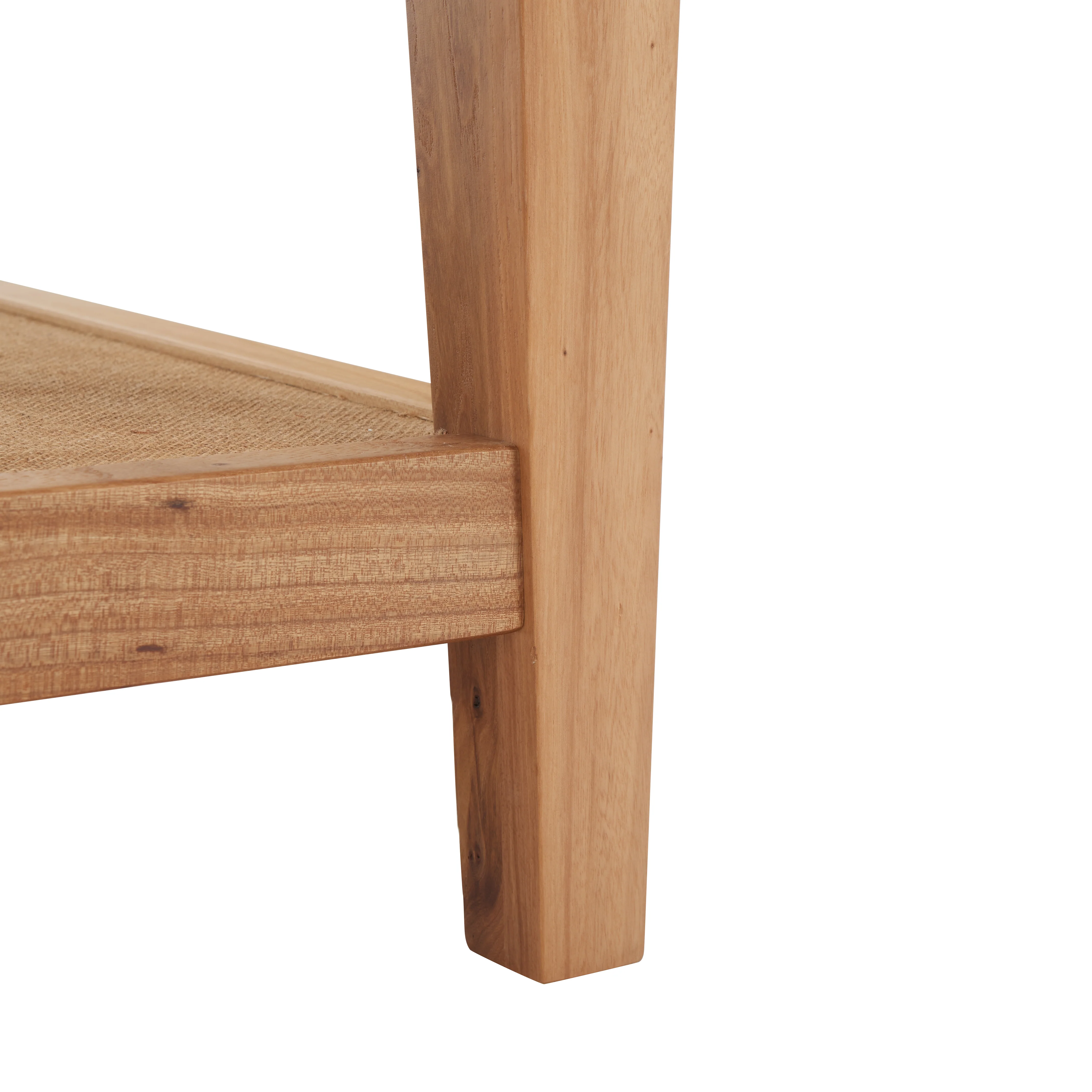 Nicolella Square Glass And Linen Coffee Table - Image 7