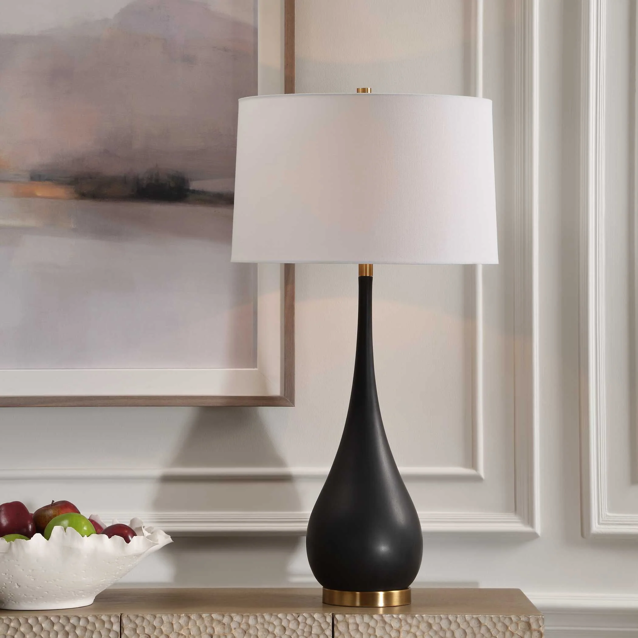 Nocturnal Black Table Lamp - Image 2