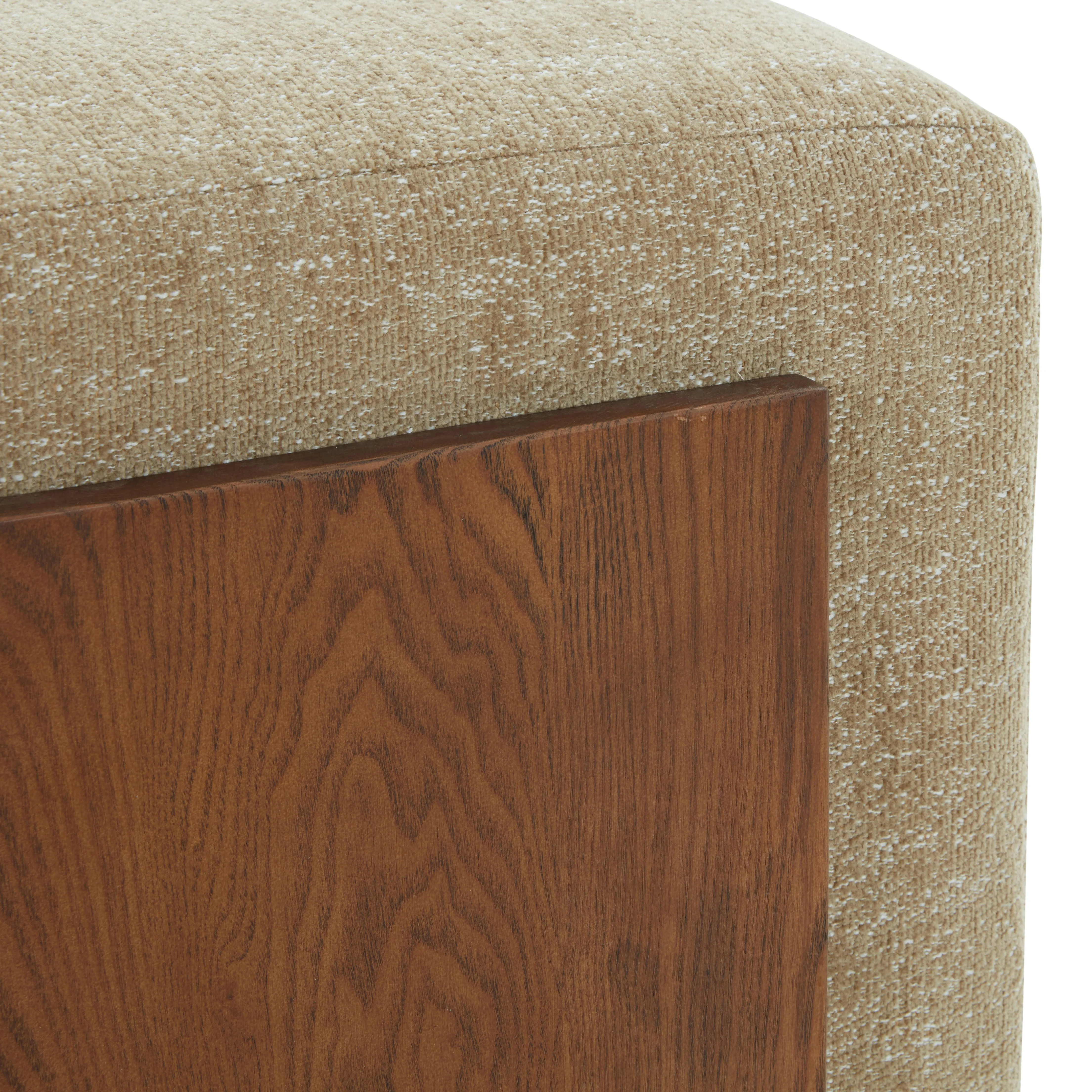 Norabeth Chenille Ottoman - Image 22