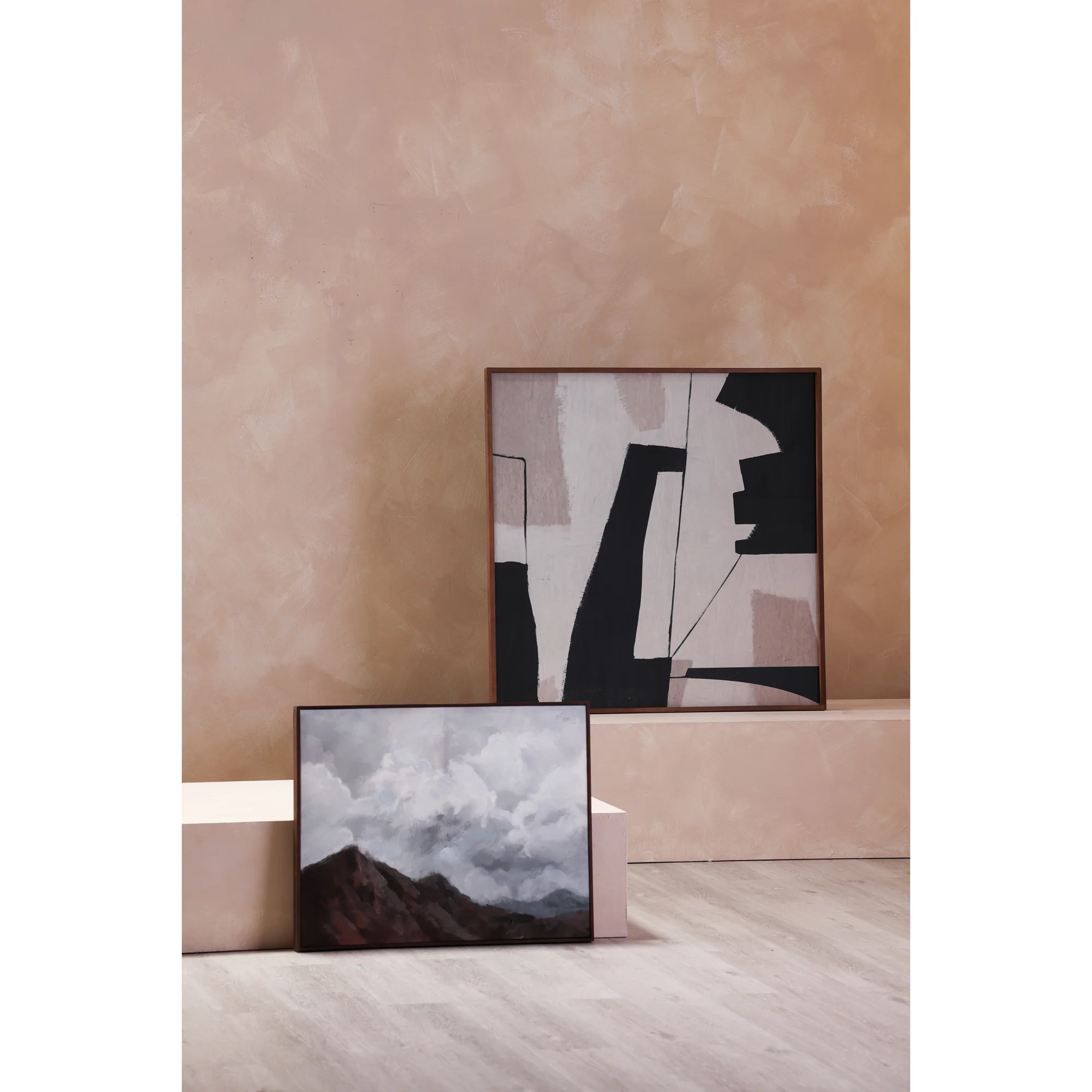 Nostalgia Framed Painting Warm Palette - Image 2