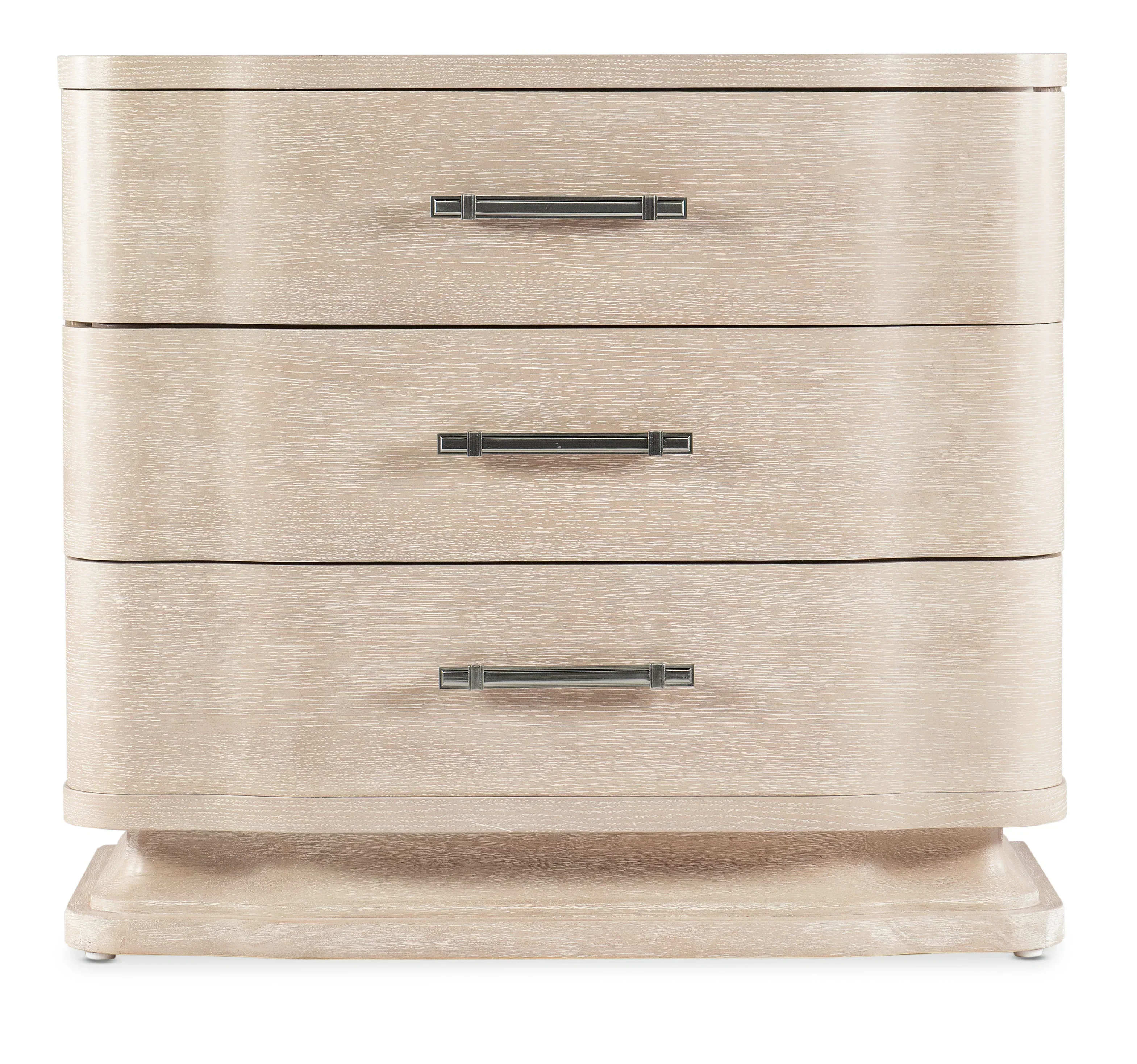 Nouveau Chic Three Drawer Nightstand - Image 3