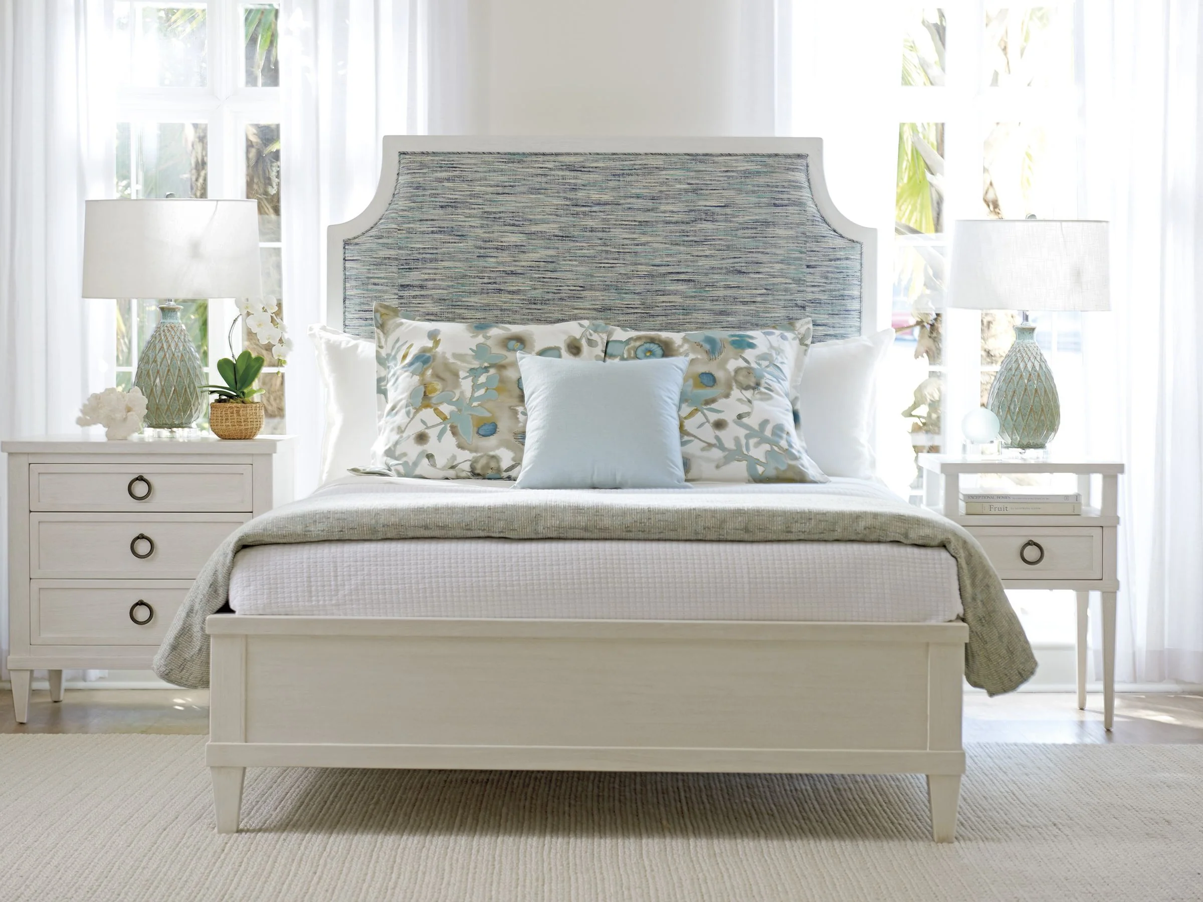 Ocean Breeze Belle Isle Upholstered Bed California King - Image 2