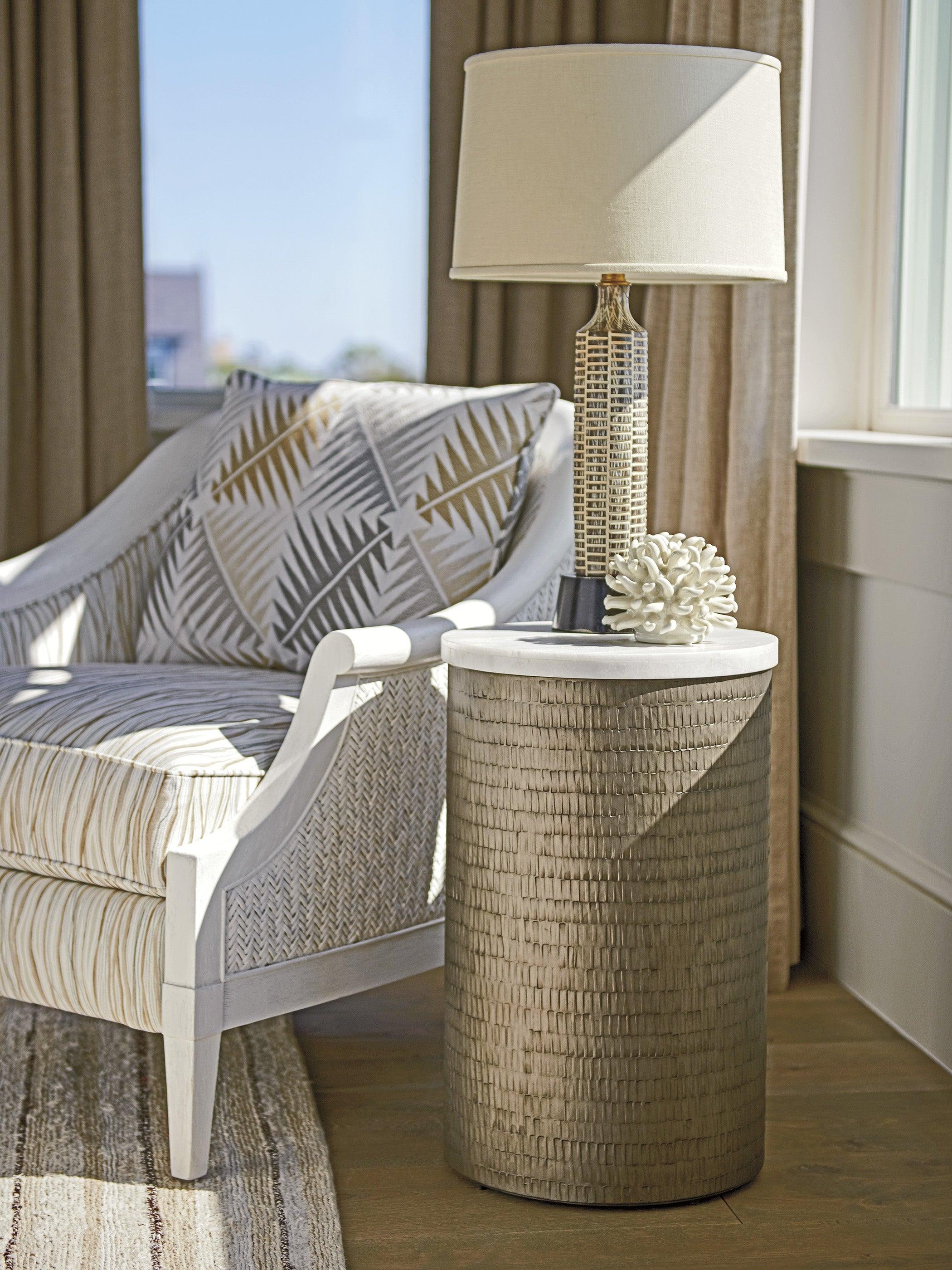Ocean Breeze Turnberry Round Chairside Table - Image 2