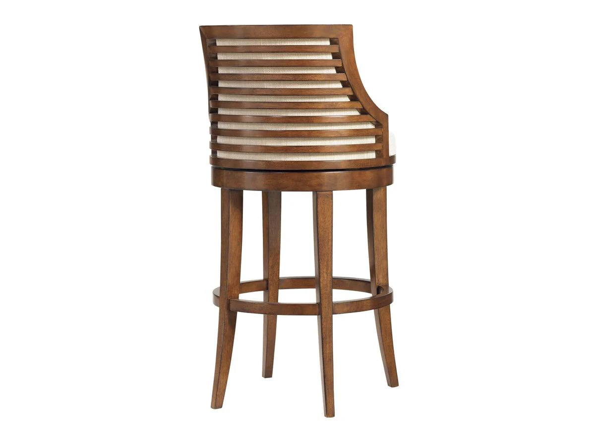 Ocean Club Cabana Swivel Bar Stool - Image 4