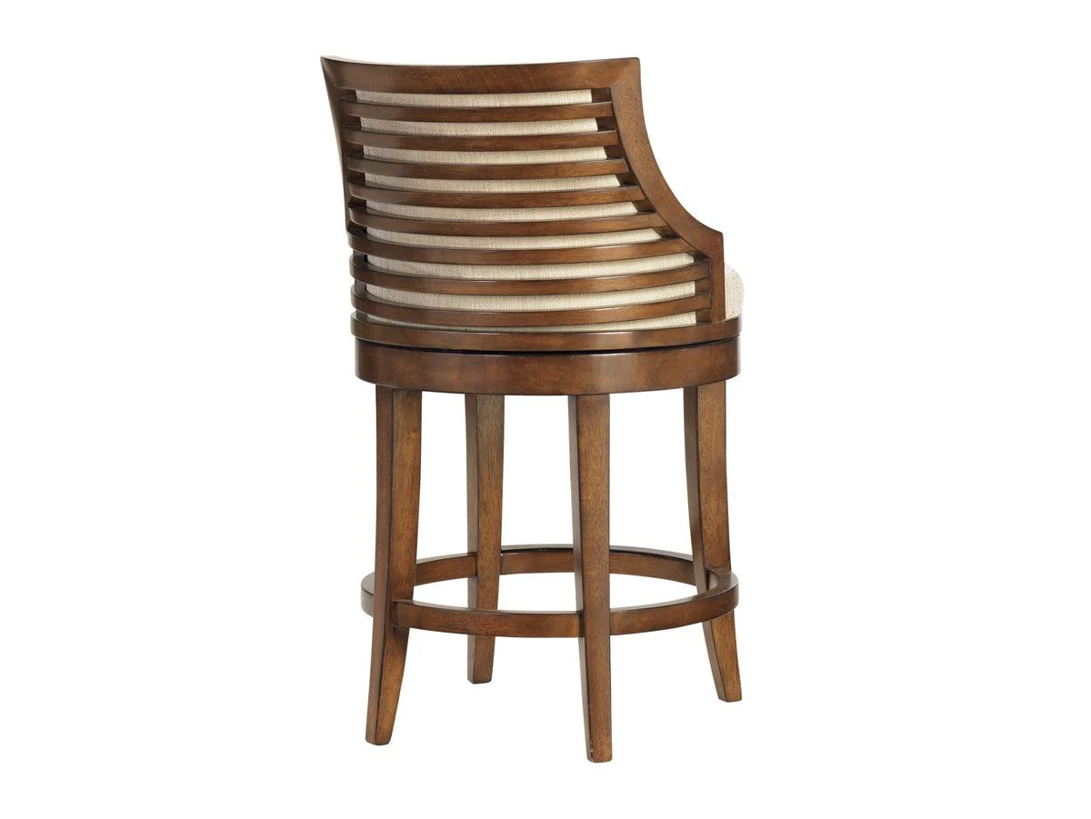 Ocean Club Cabana Swivel Counter Stool - Image 3