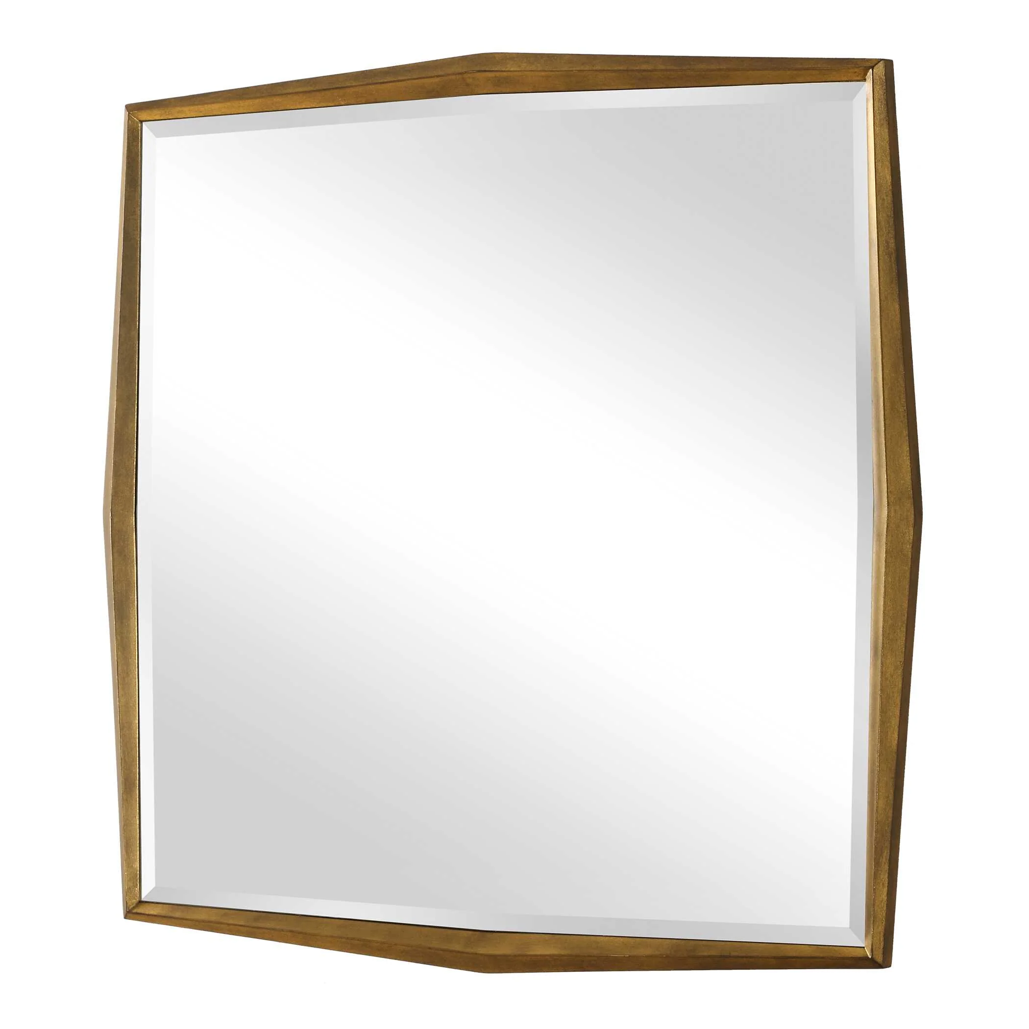 On Point Square Gold Mirror - Image 4