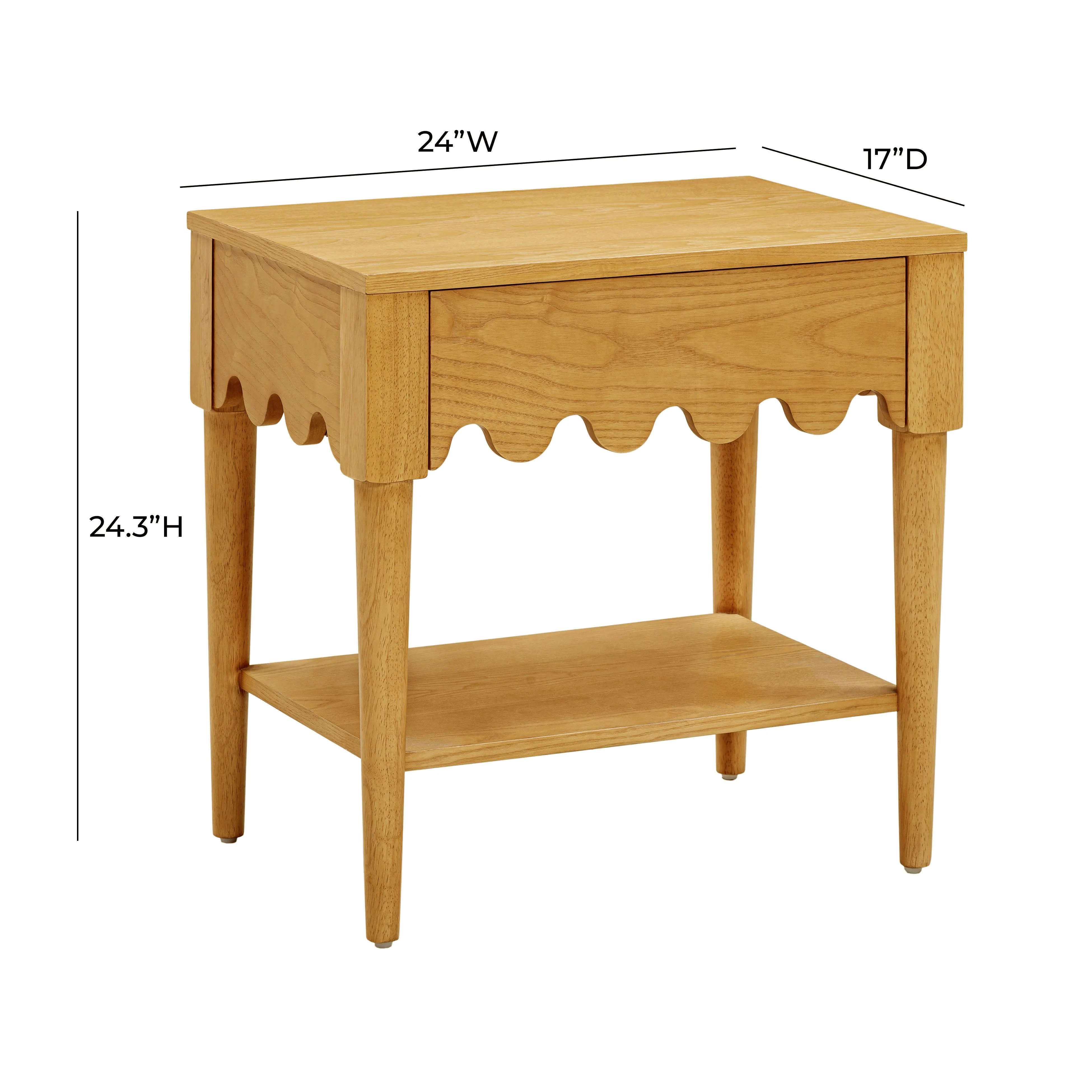 Oodle Natural Ash Nightstand - Image 11