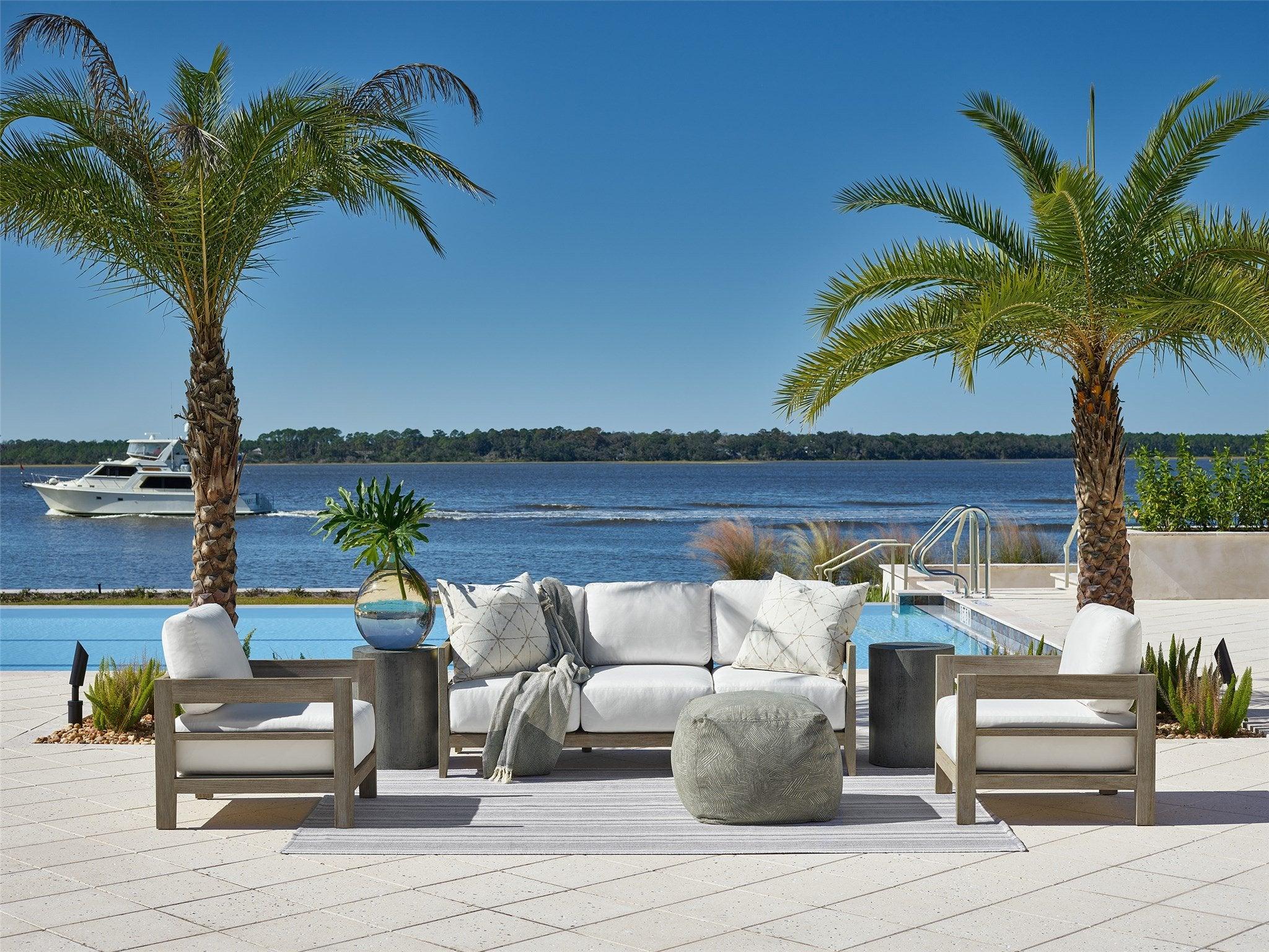 Outdoor La Jolla Teak Sofa - Image 2