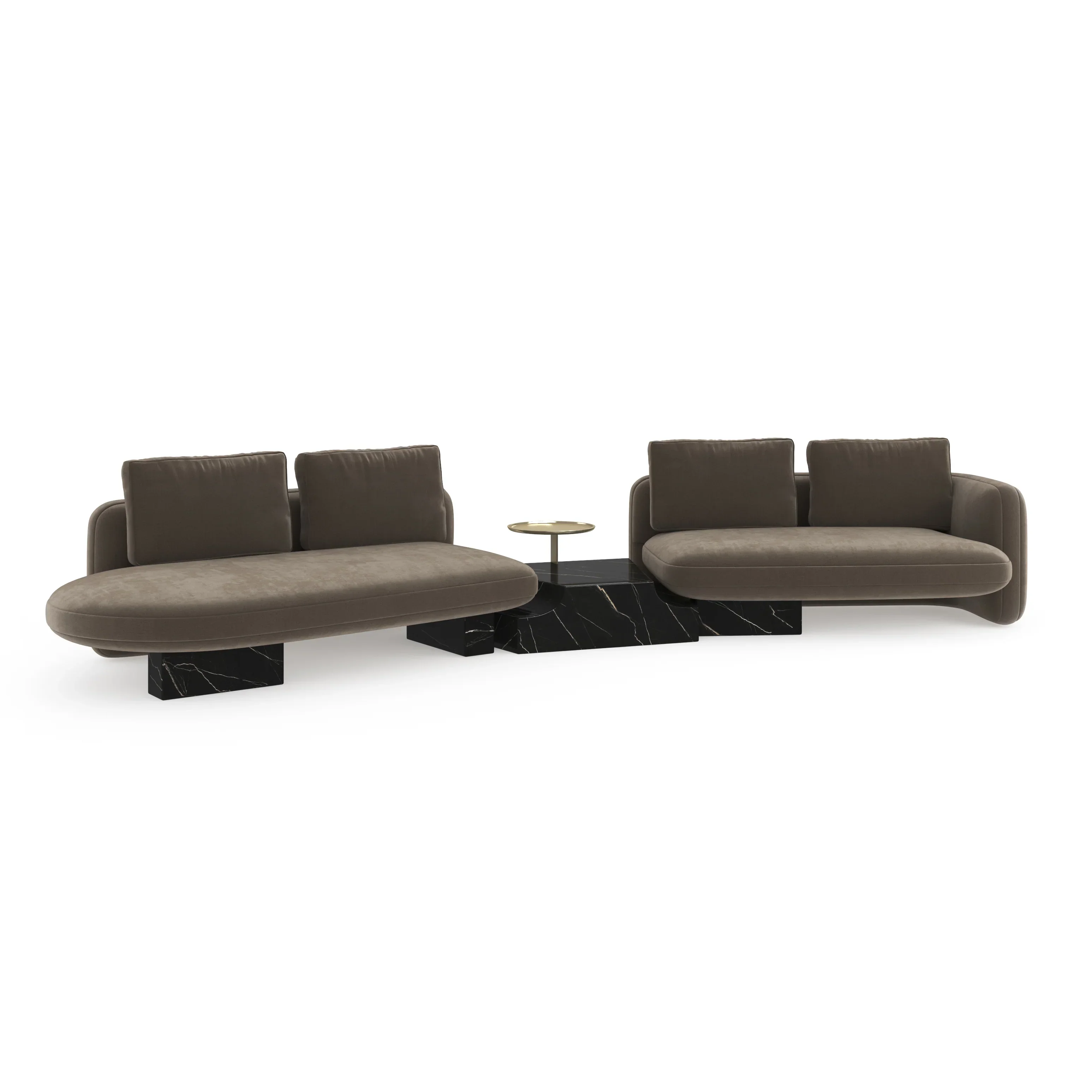 Overlap Left Bumper Sectional