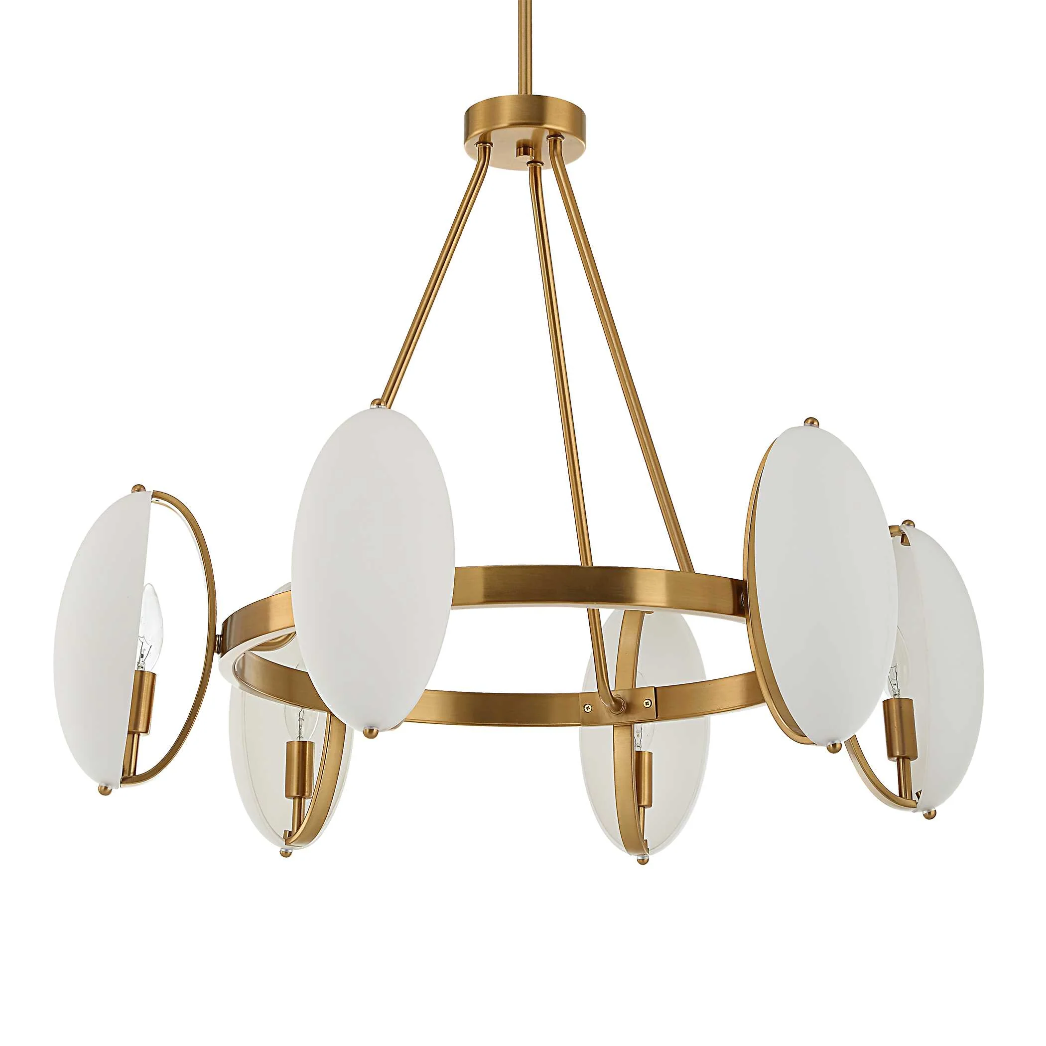 Oviform 6 Light Round Chandelier - Image 4