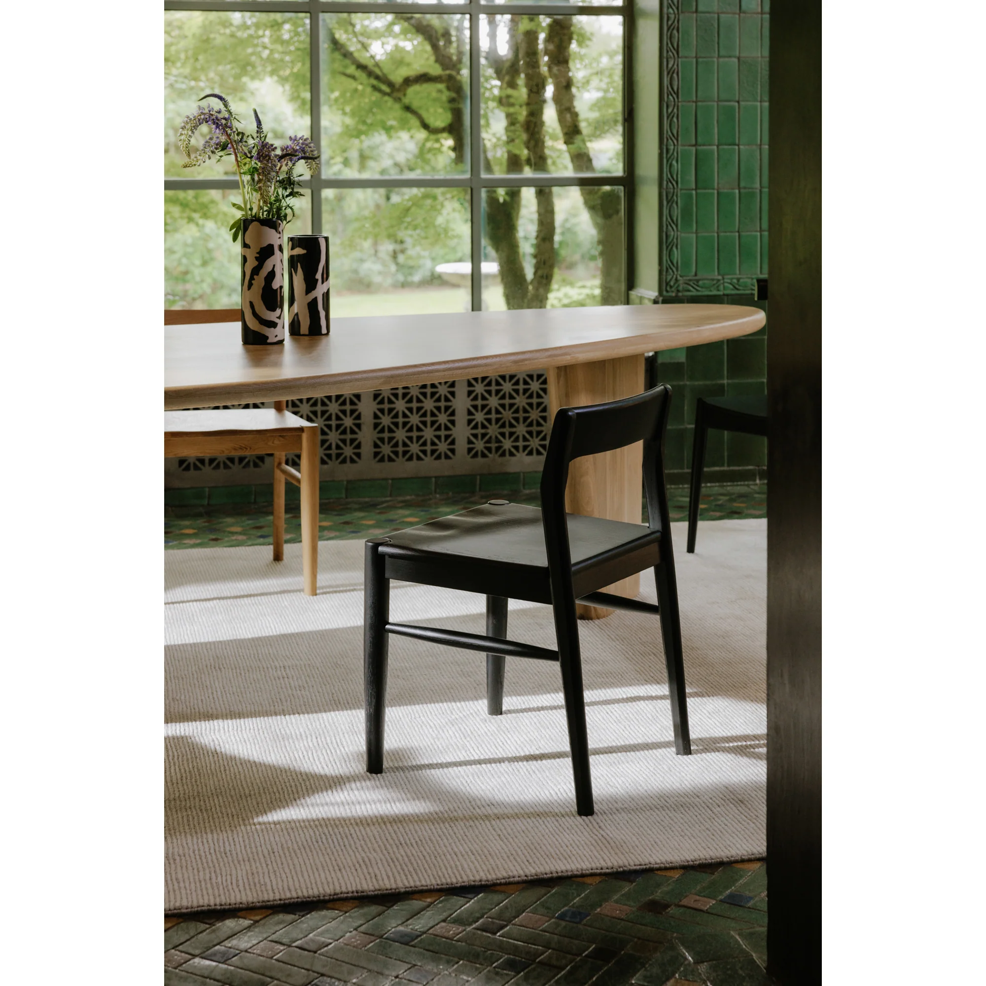 Owing Dining Chair Black - Set of 2 - Image 2