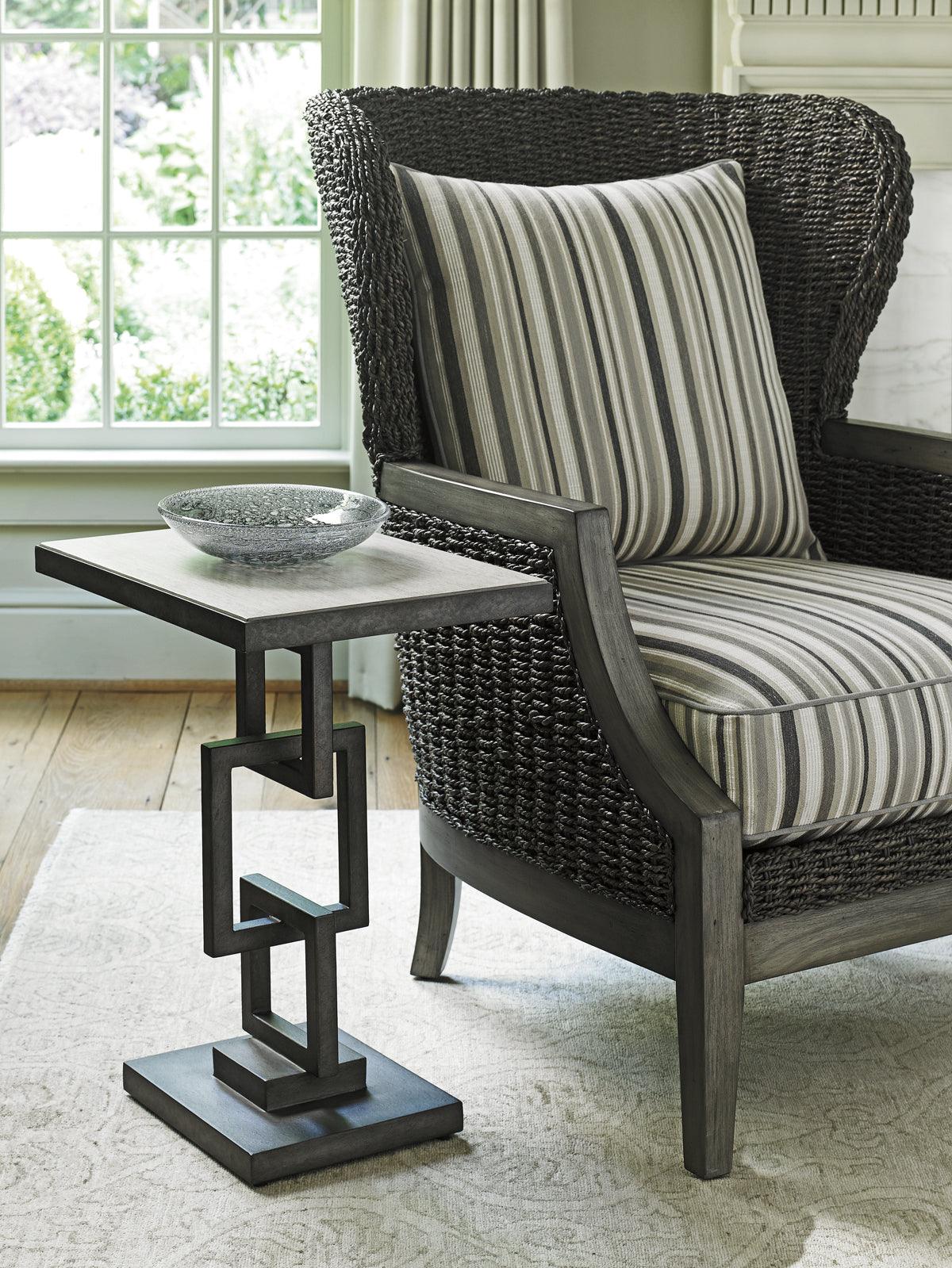 Oyster Bay Deerwood Rectangular Side Table - Image 3