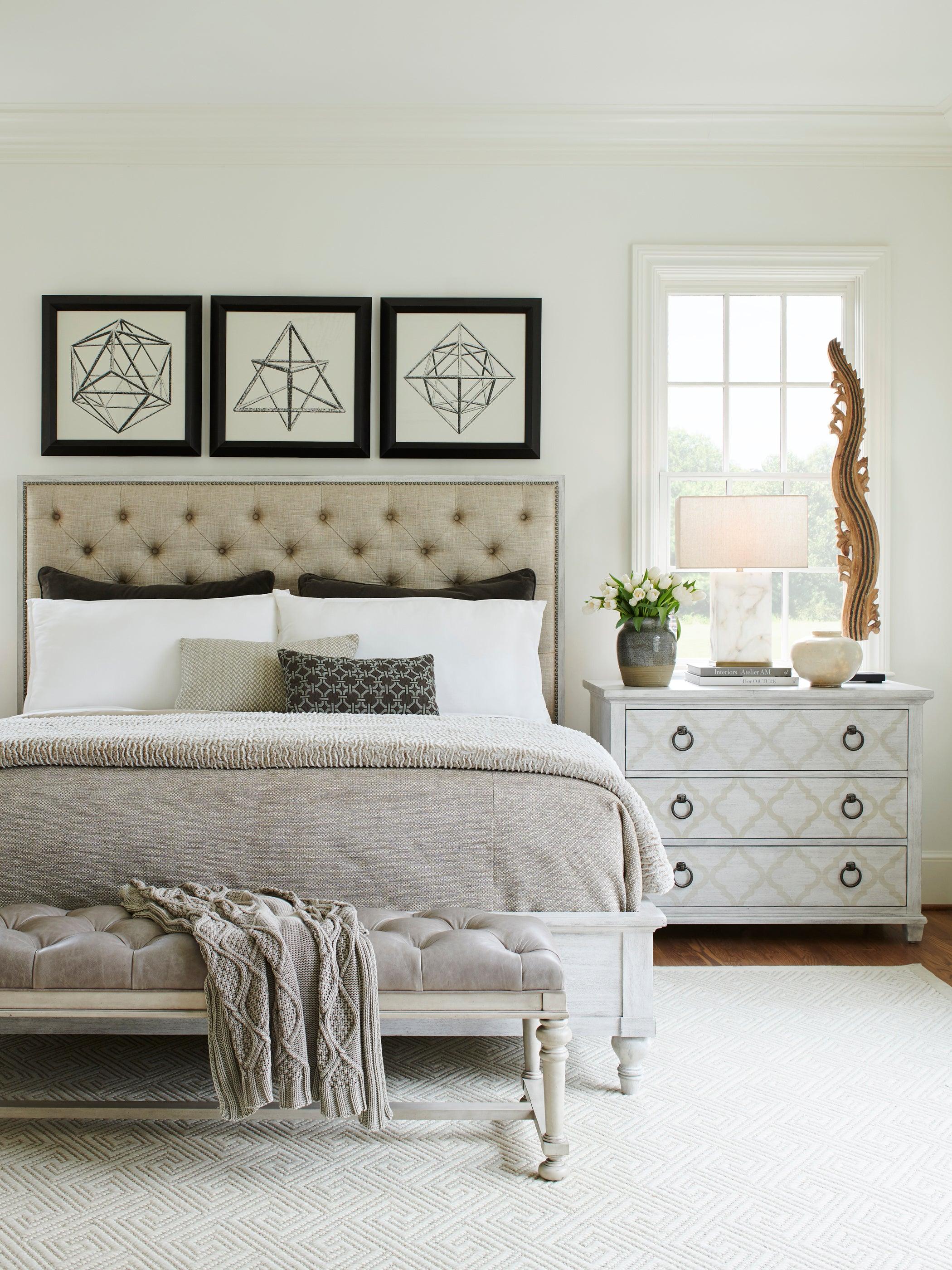 Oyster Bay Sag Harbor Tufted Upholstered Bed - Image 3