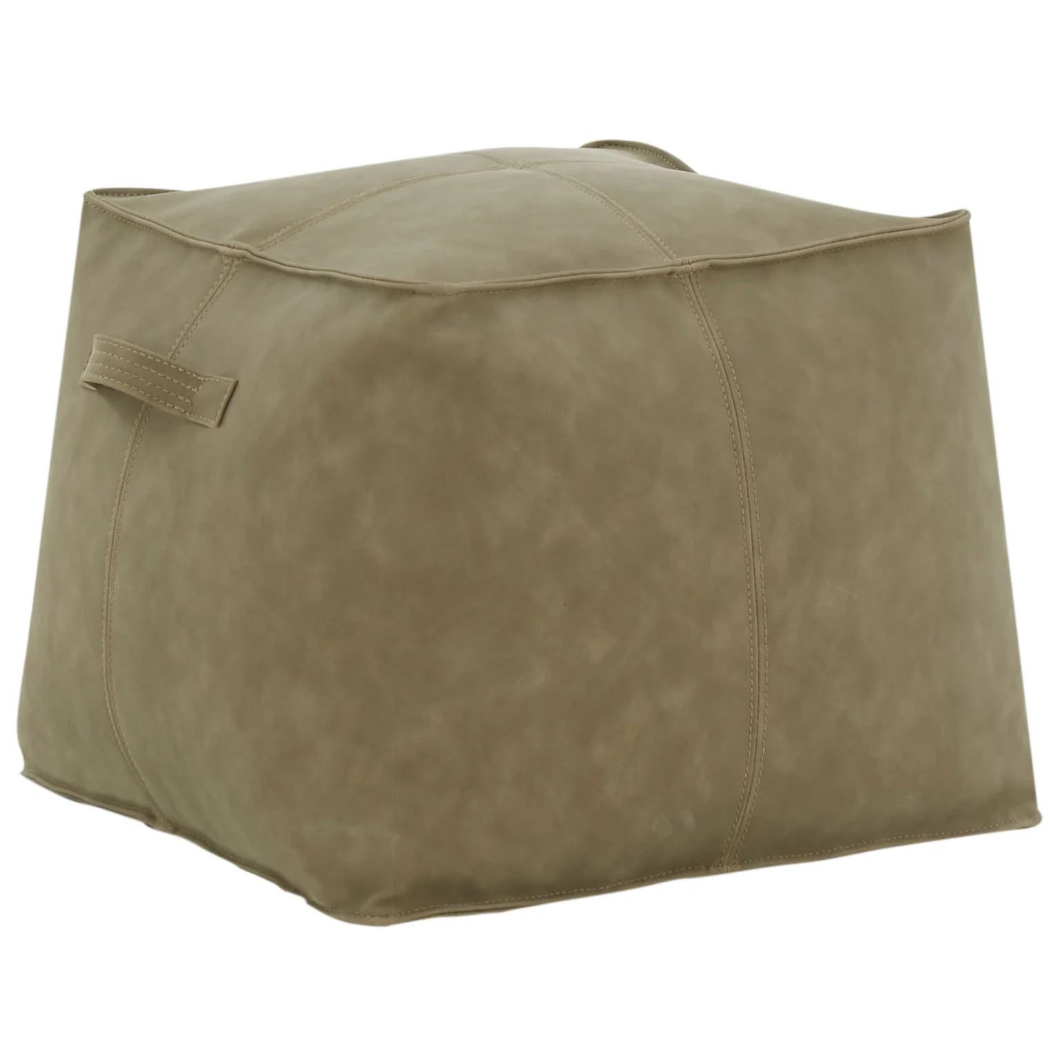 Pablo Vegan Leather Pouf - Image 7