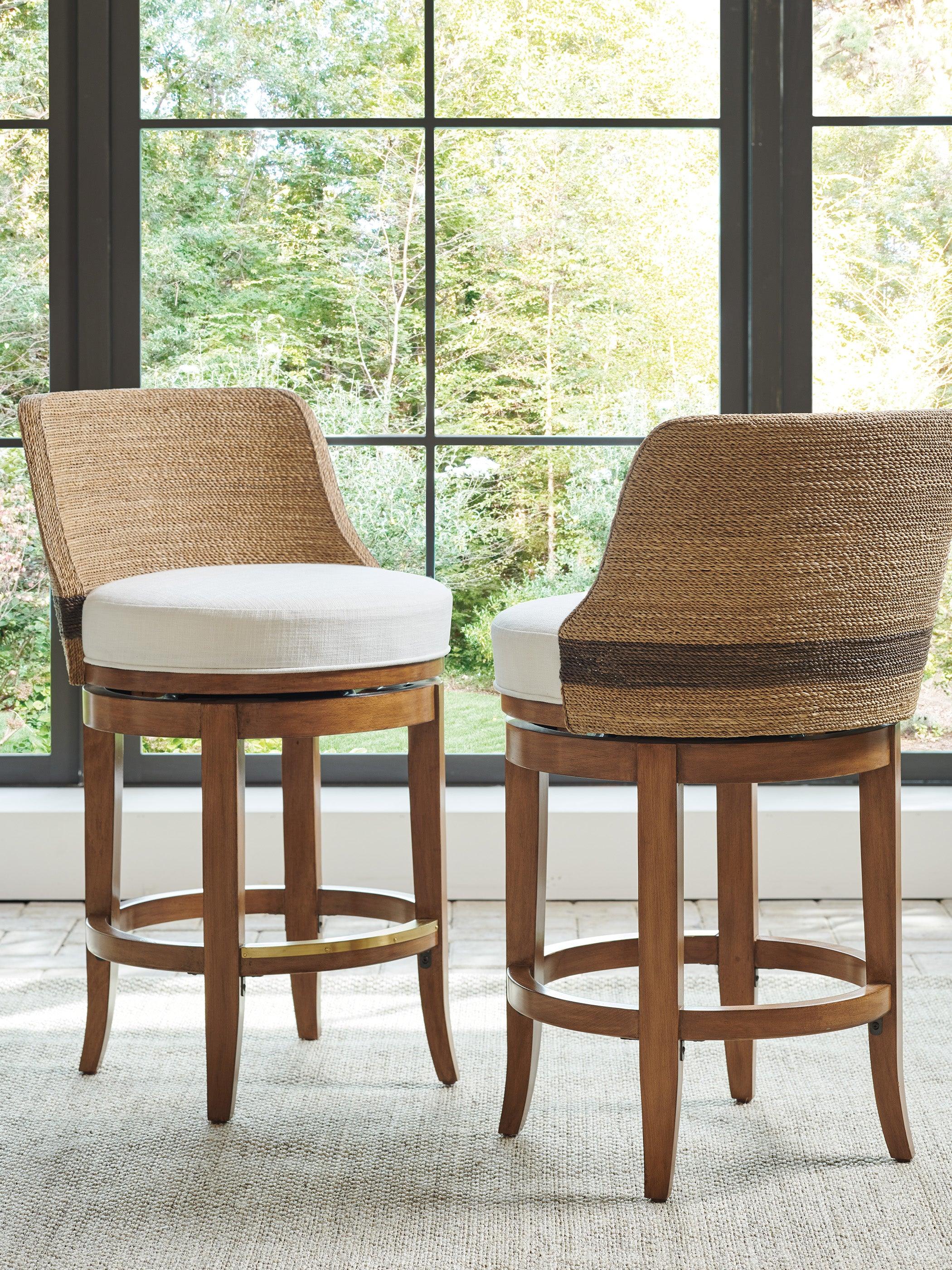 Palm Desert Kipton Swivel Counter Stool - Image 2