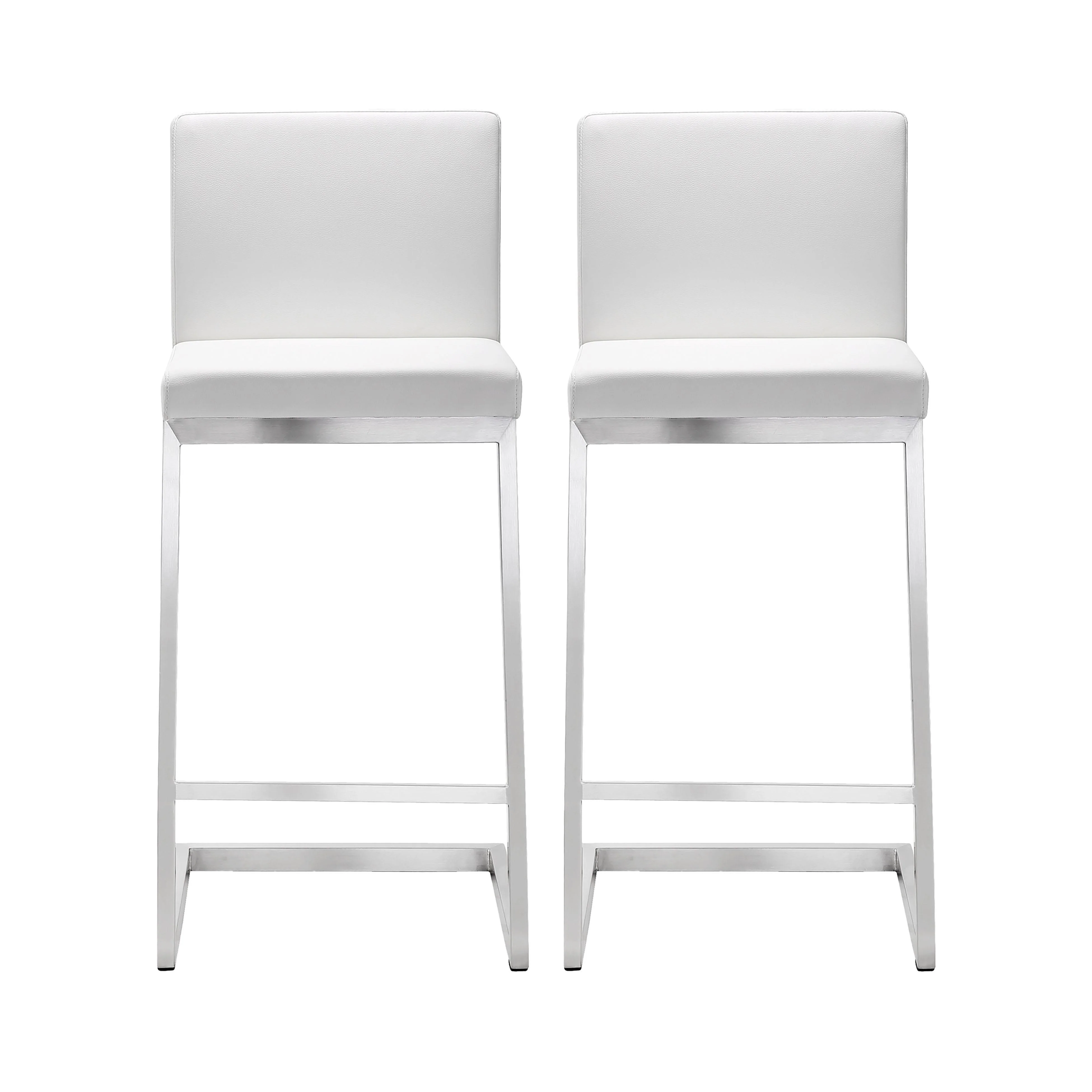Parma Stainless Steel Counter Stool - Set of 2 - Image 9