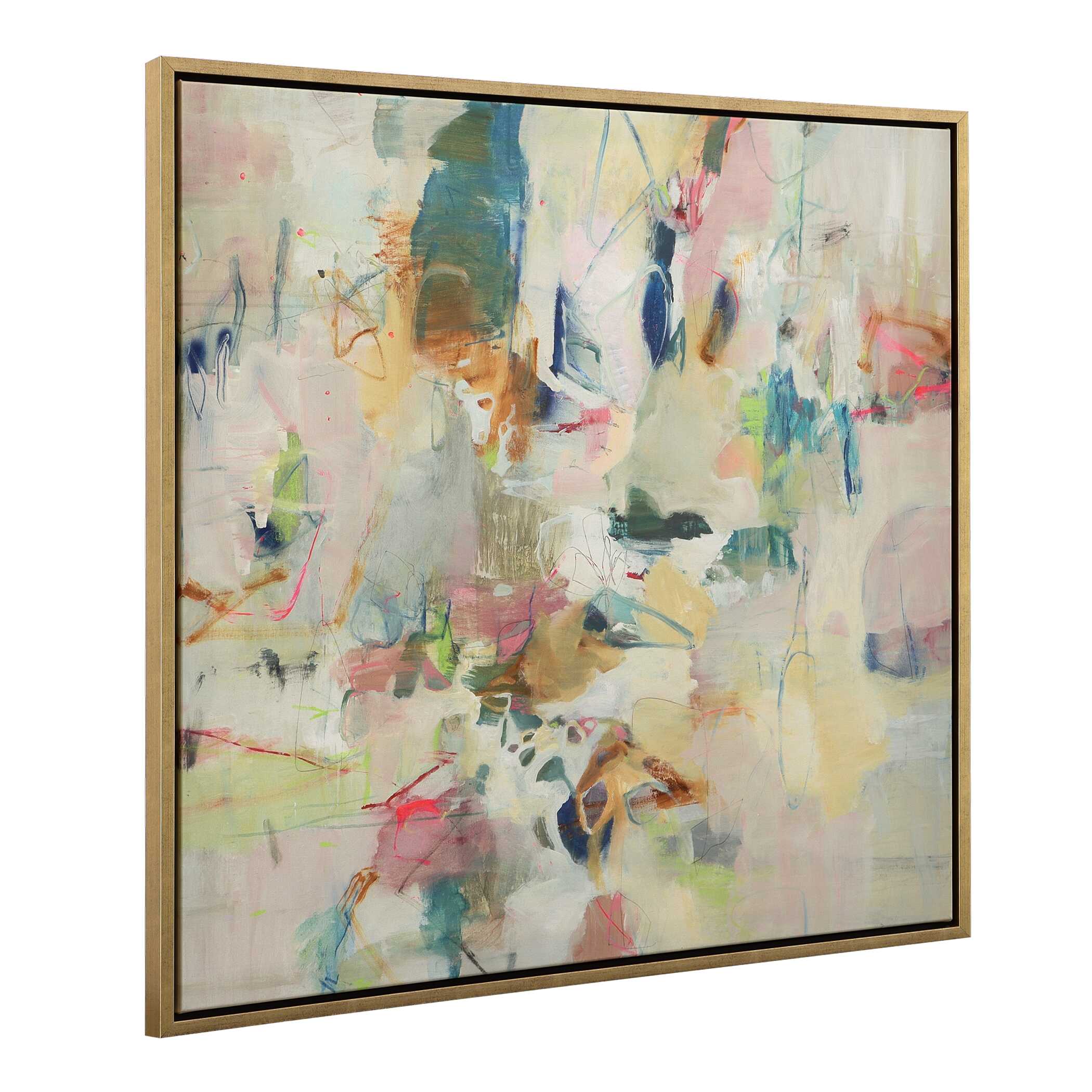 Party Time Framed Abstract Art - Image 4