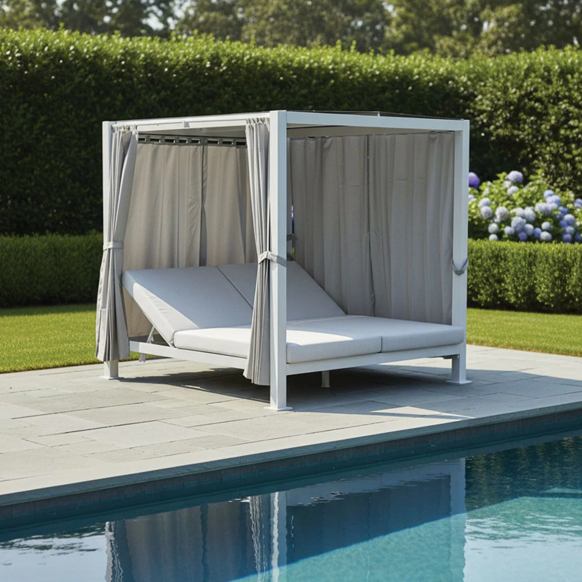 Pavilion Double Chaise Pavilion Domestic Cushions - Image 2