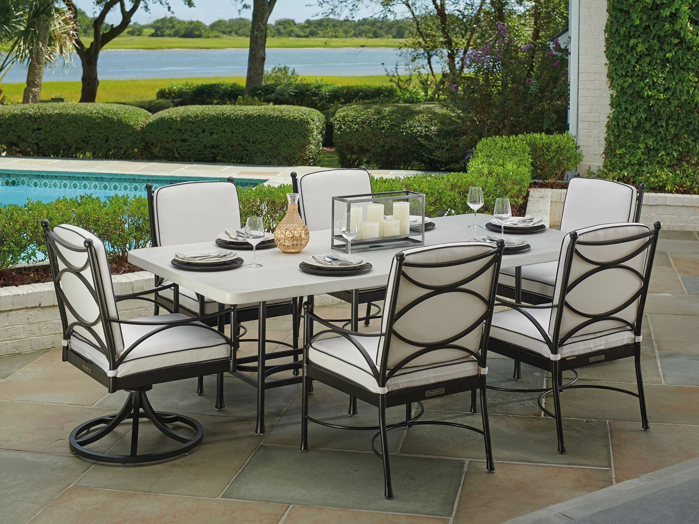 Pavlova Swivel Rocker Dining Chair - Image 3