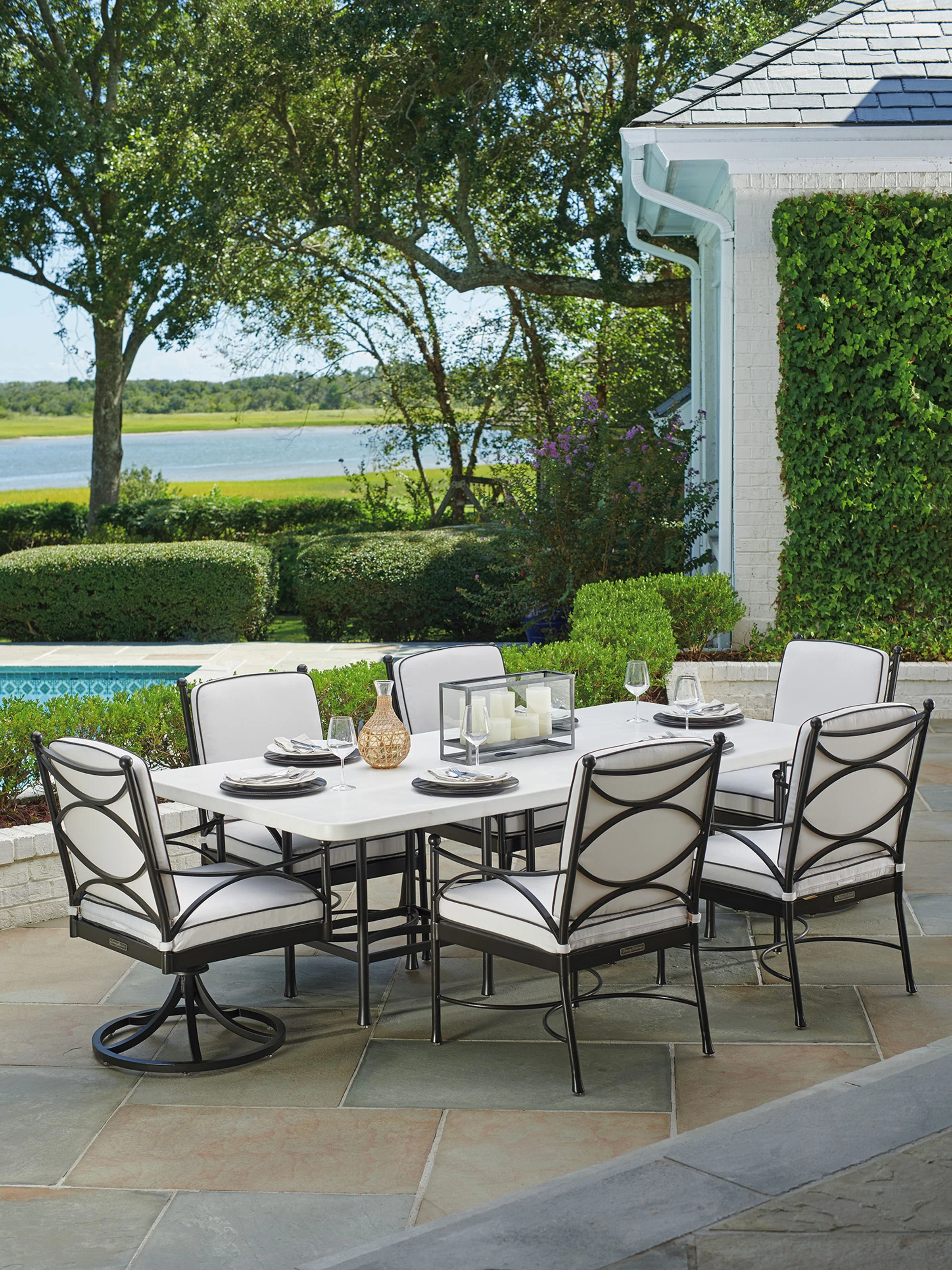 Pavlova Swivel Rocker Dining Chair - Image 5