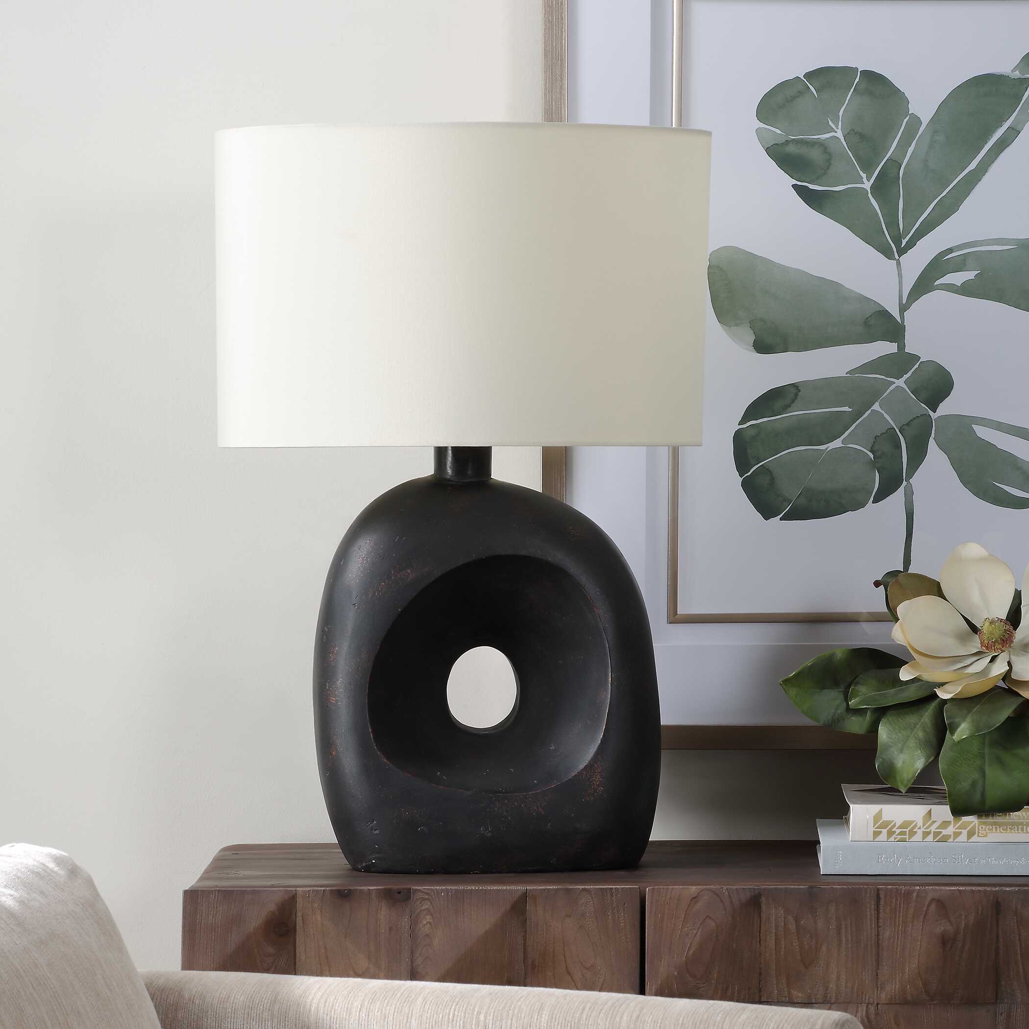 Peephole Outdoor Bronze Table Lamp - Image 4