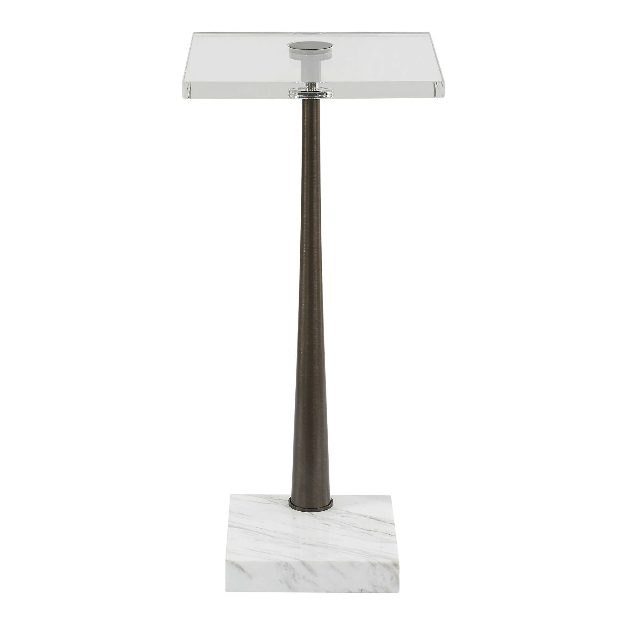 Pelton Marble Glass Drink Table - Image 4