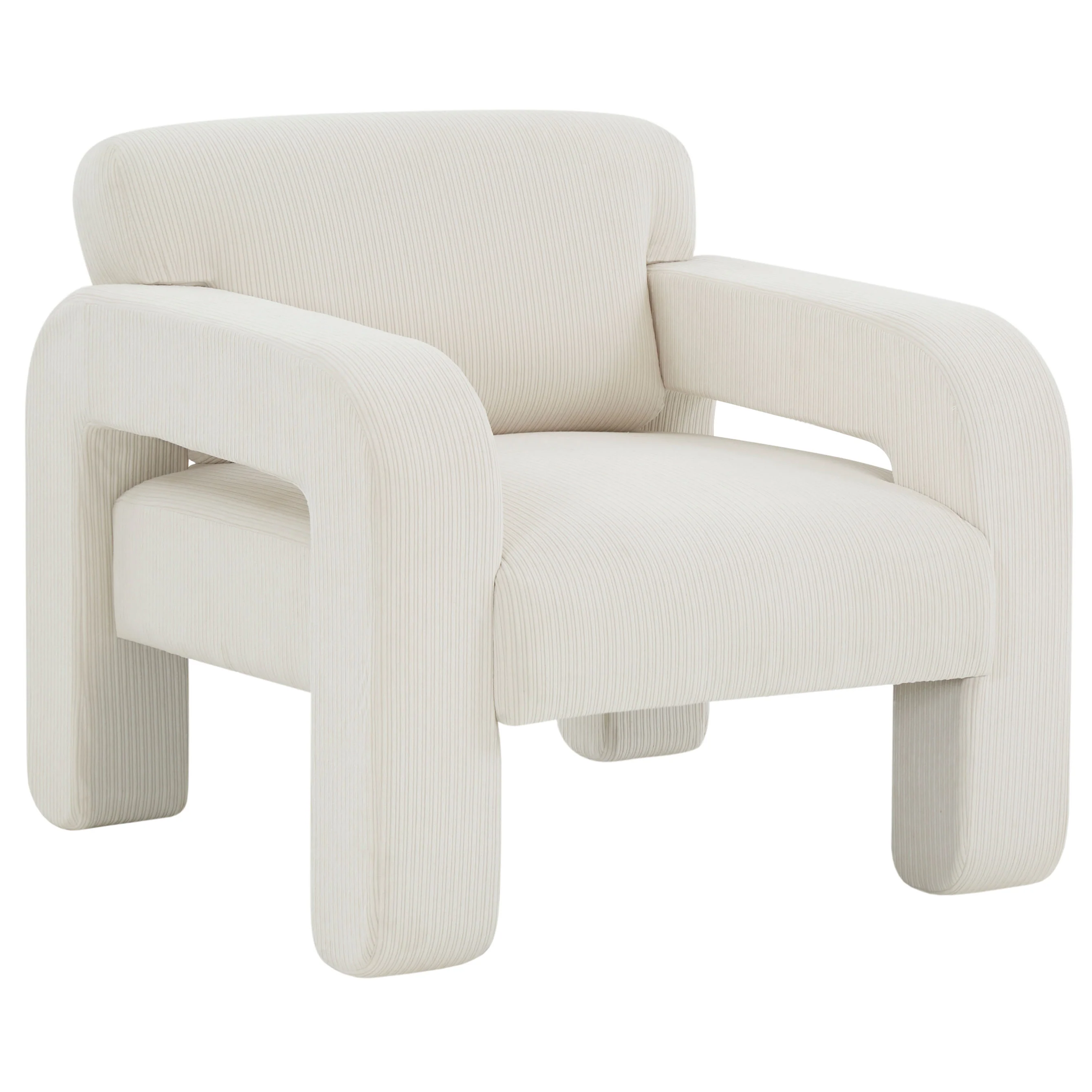 Petey Corduroy Accent Chair - Image 3