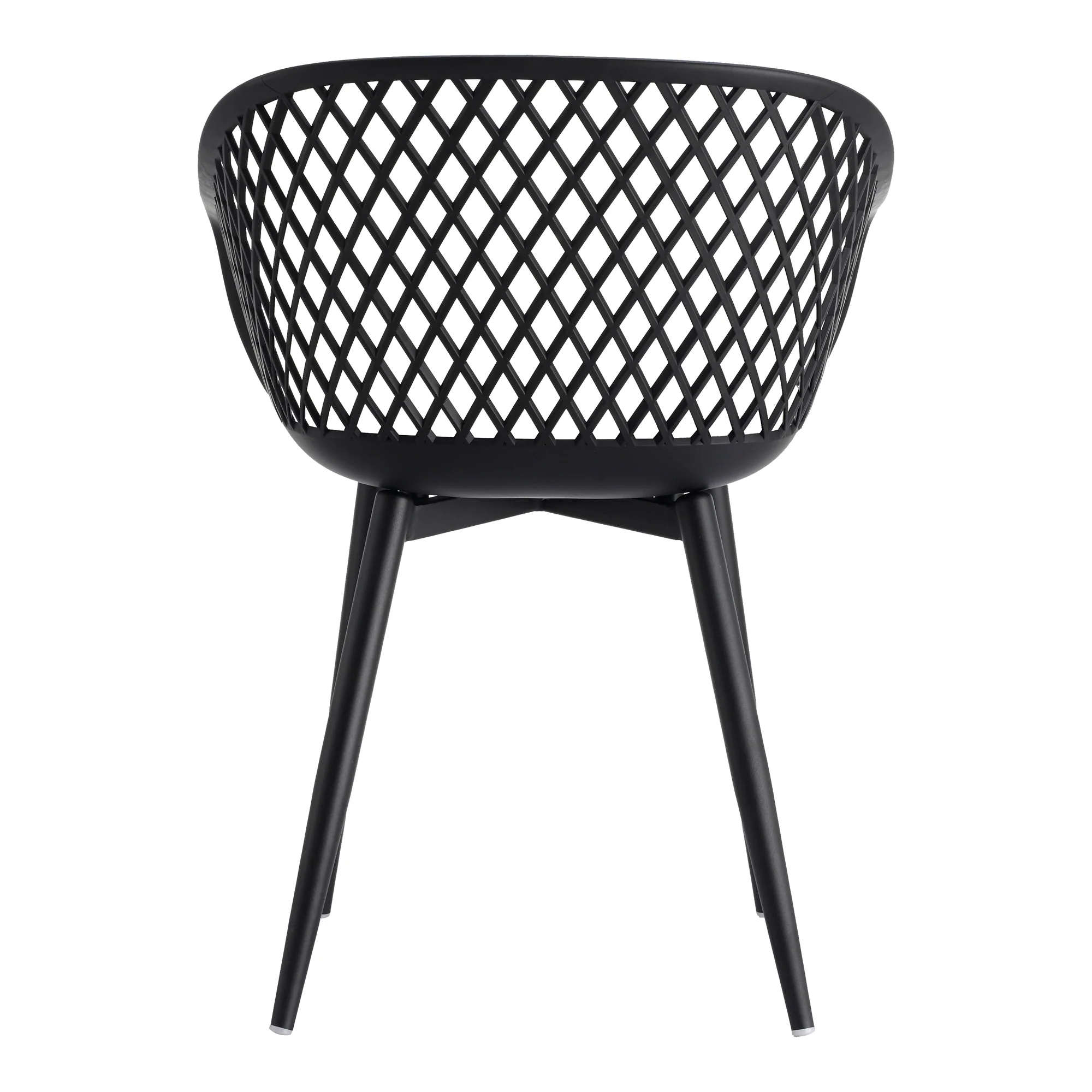Piazza Outdoor Chair Black - Set Of Two - Image 7