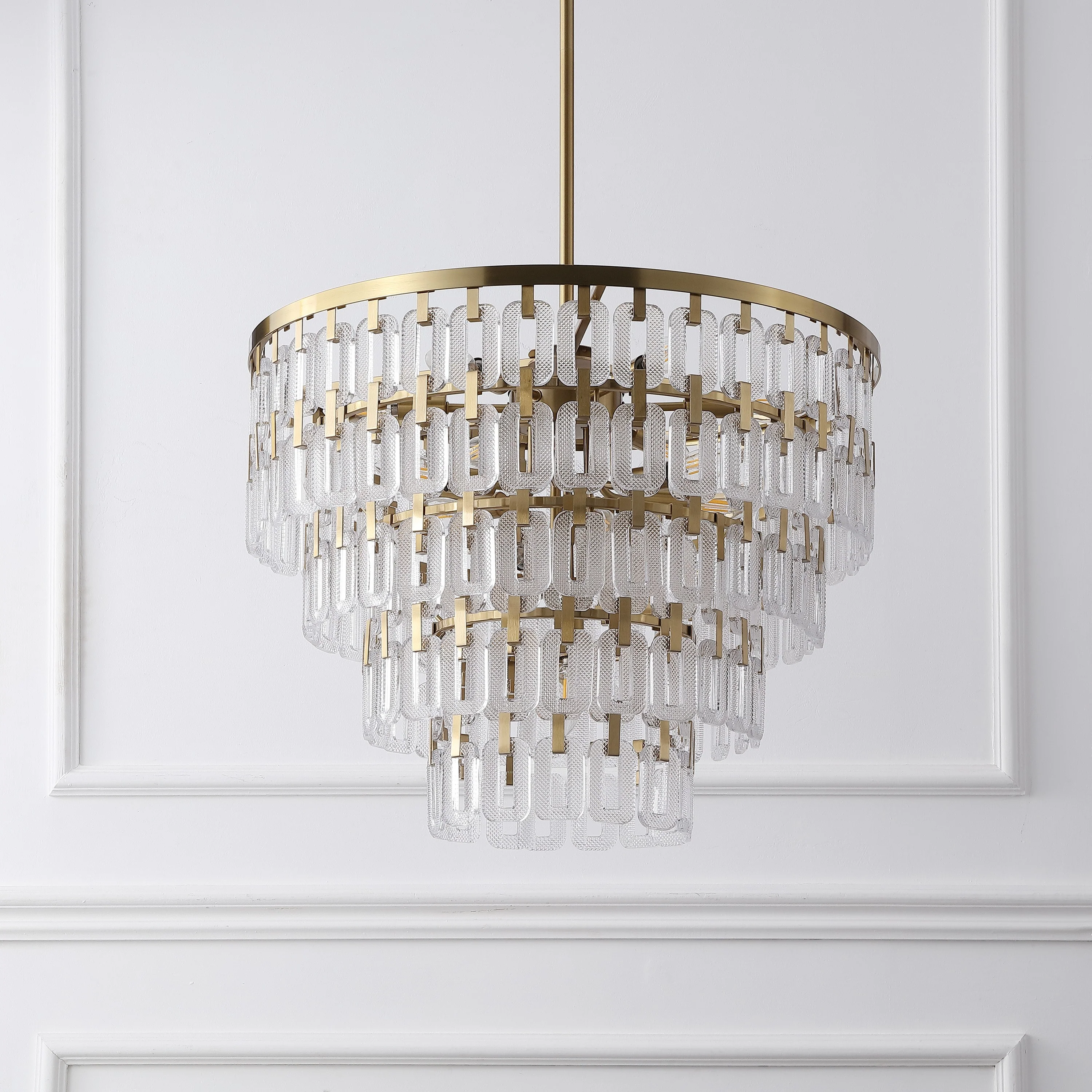 Queenie Tiered Glass Chandelier - Image 8