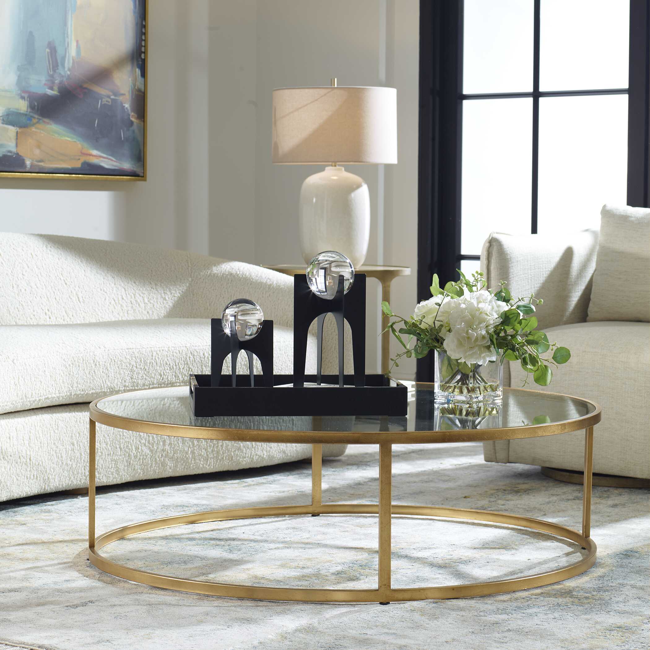 Radius Modern Circular Coffee Table - Image 2