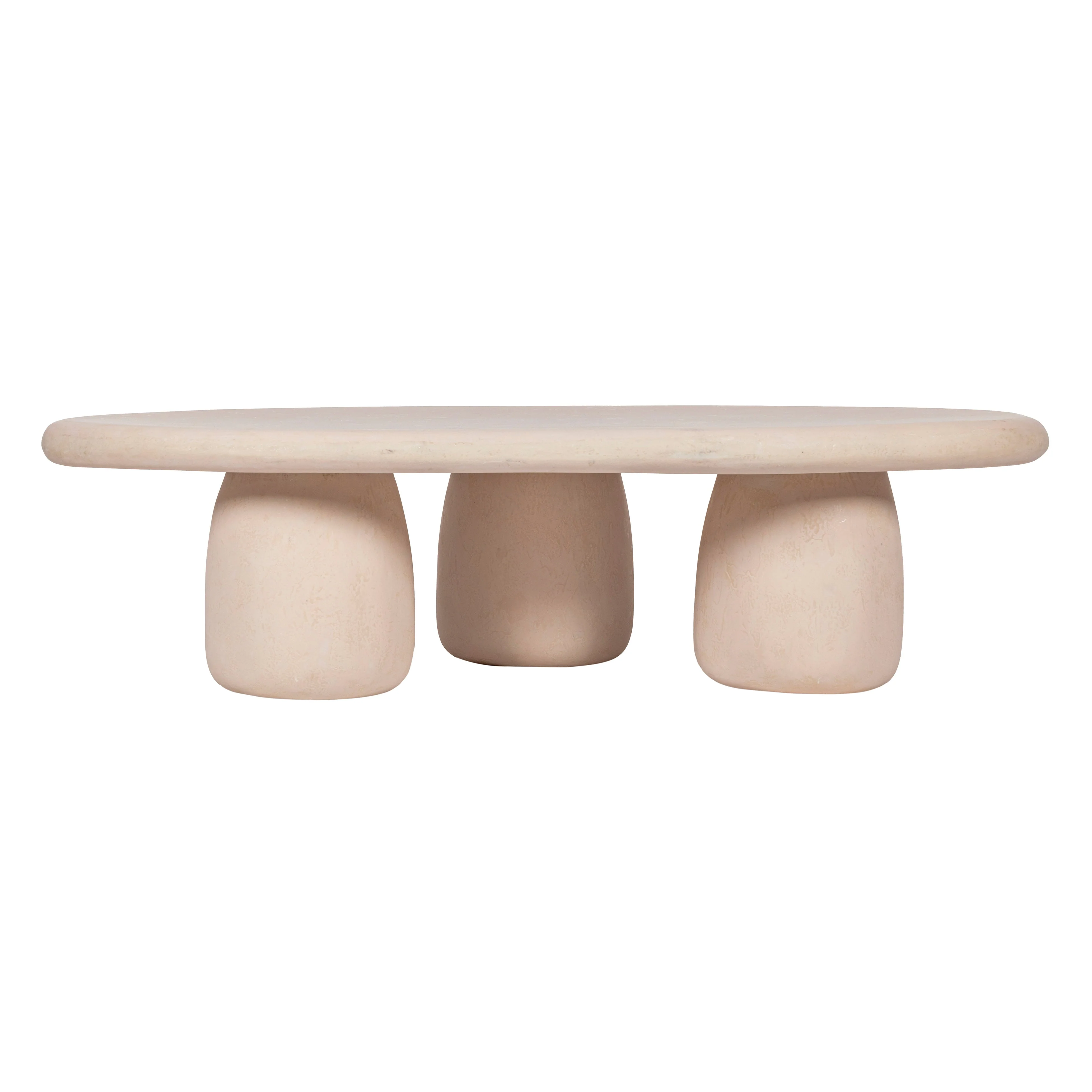 Rahul 59" Cream Coffee Table - Image 3